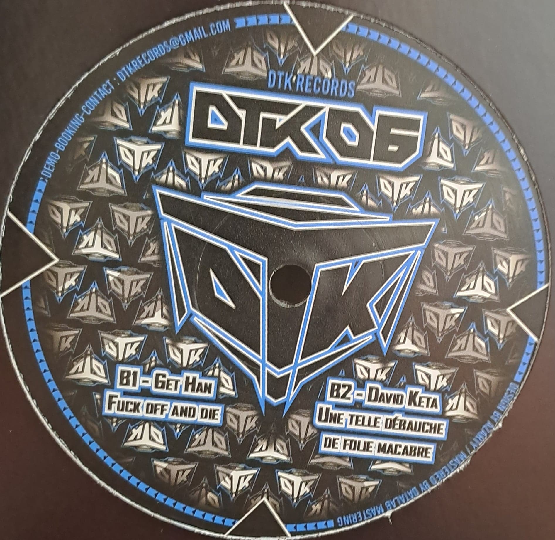 Dtraké 06 (dernières copies en stock) - vinyle hardcore