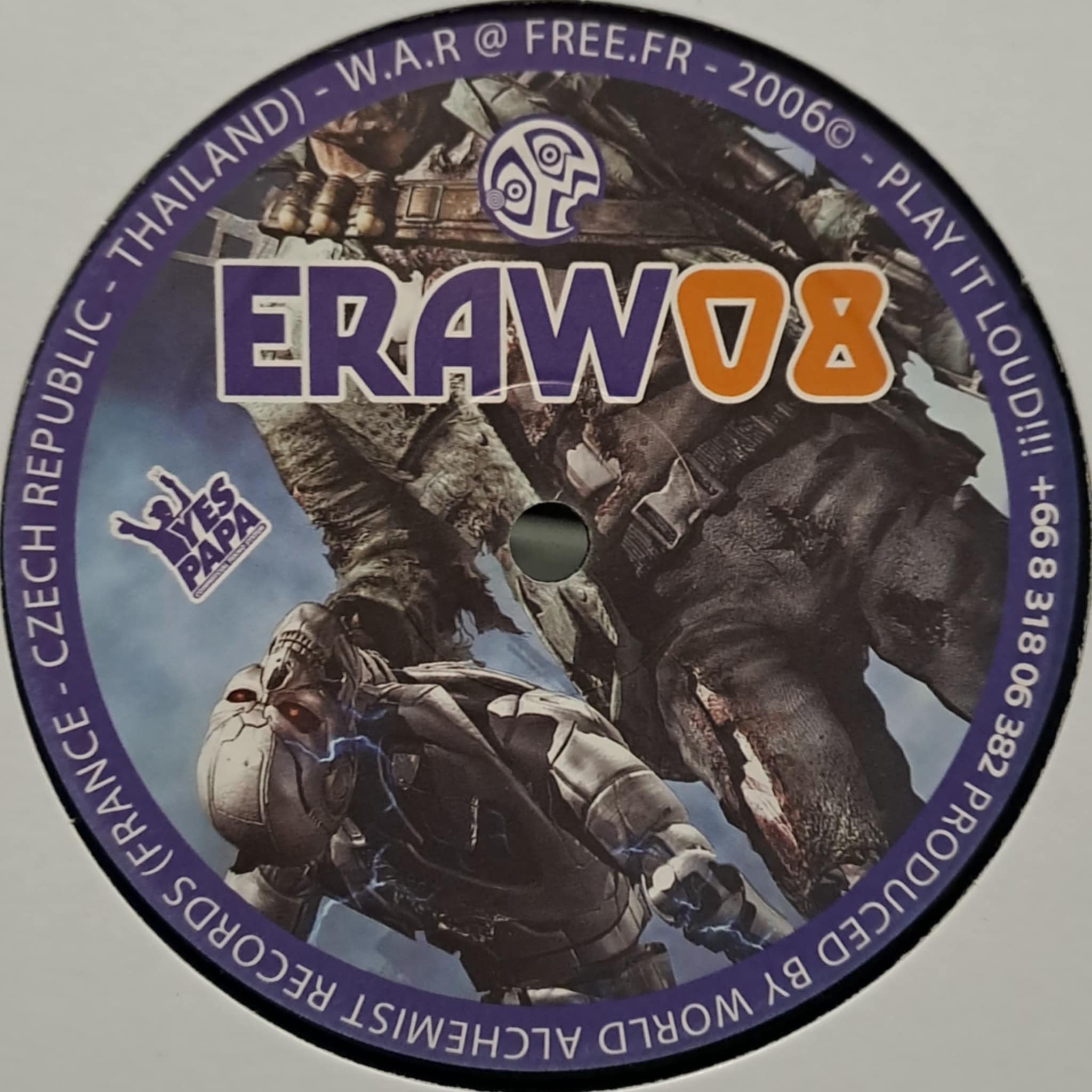 E-Raw 008 - vinyle freetekno