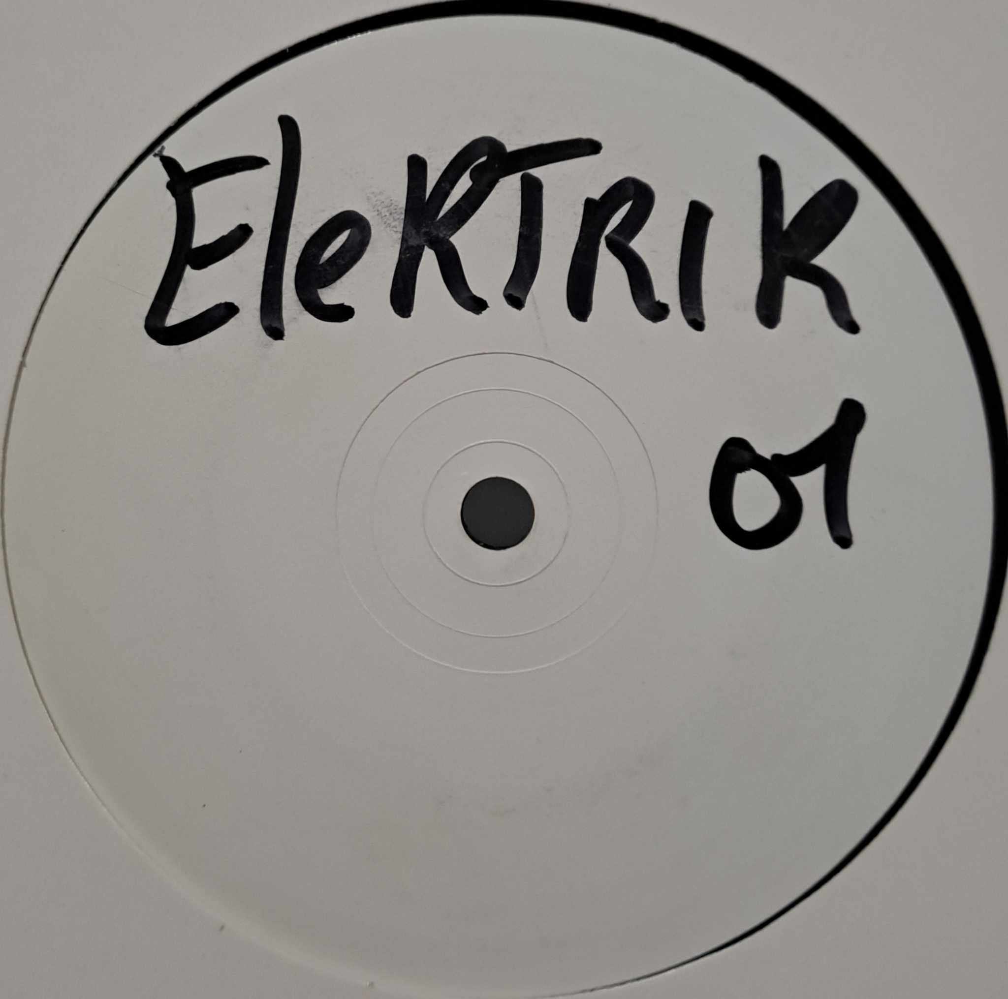 Elektrik Records 01 - vinyle electro