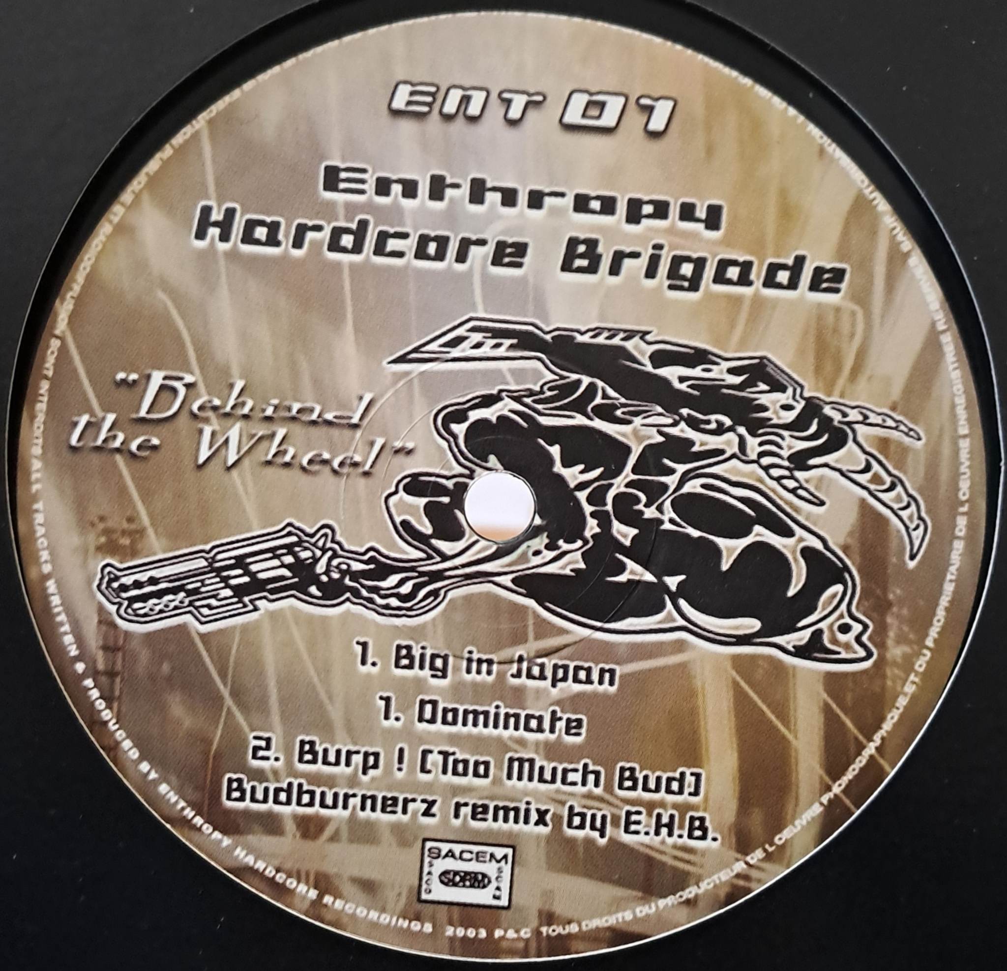 Enthropy 01 - vinyle hardcore