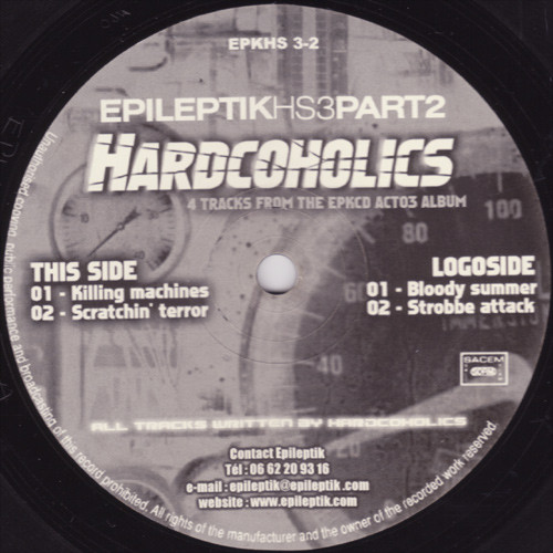 Epileptik Productions HS 3-2 - vinyle hardcore