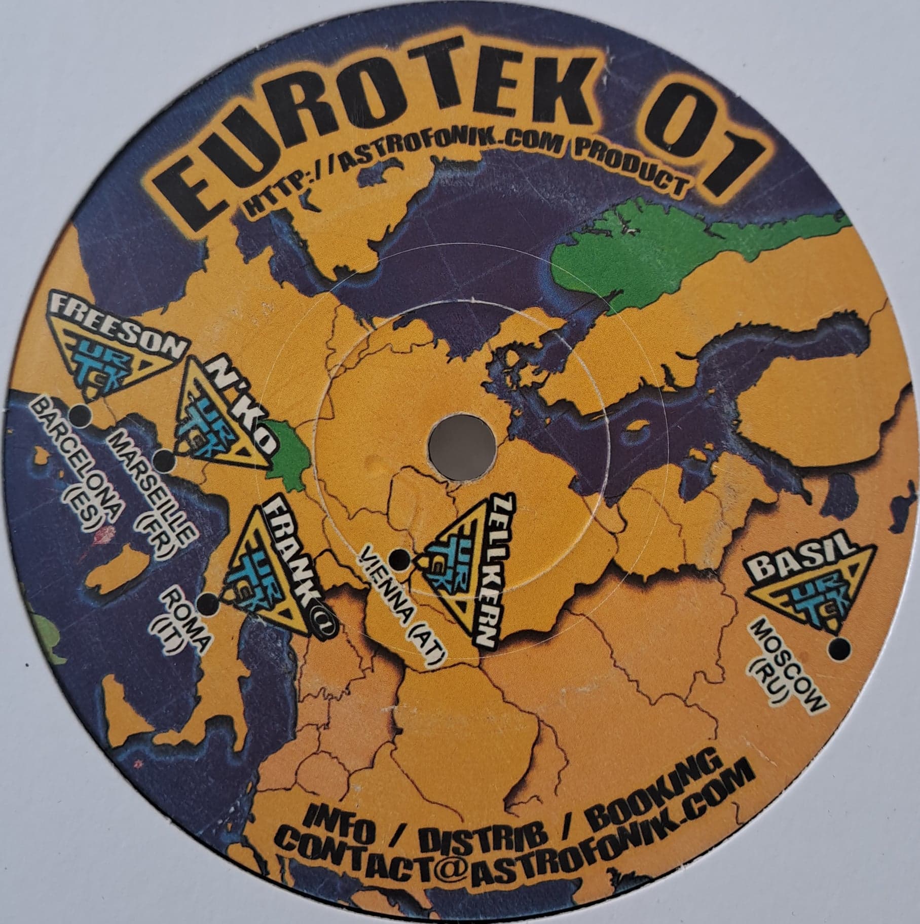 Eurotek 01 - vinyle freetekno