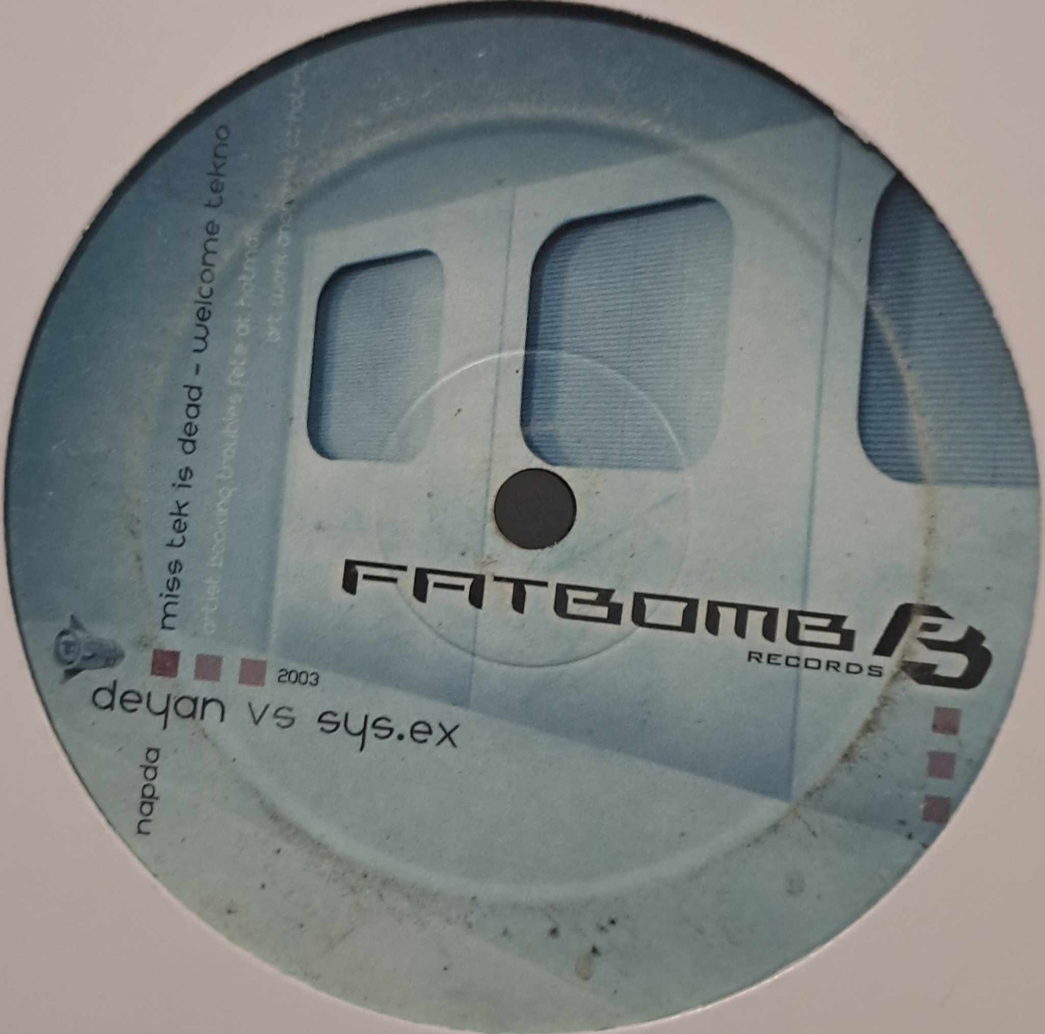 Fatbomb Records 01 - vinyle freetekno