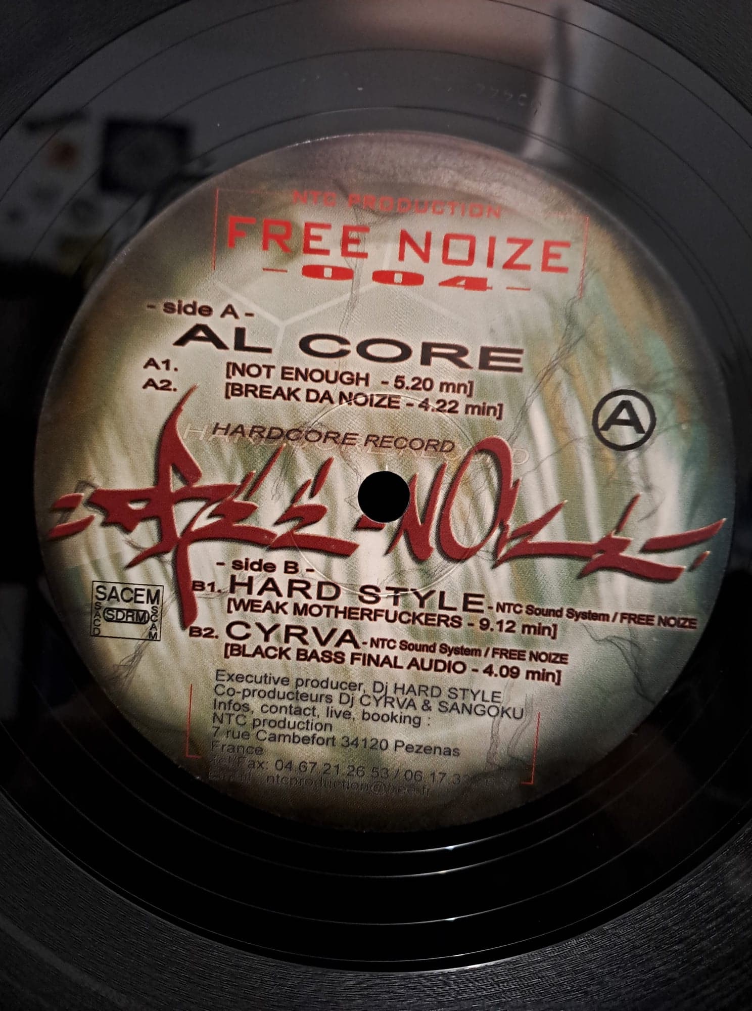 Free Noize 004 - vinyle hardcore