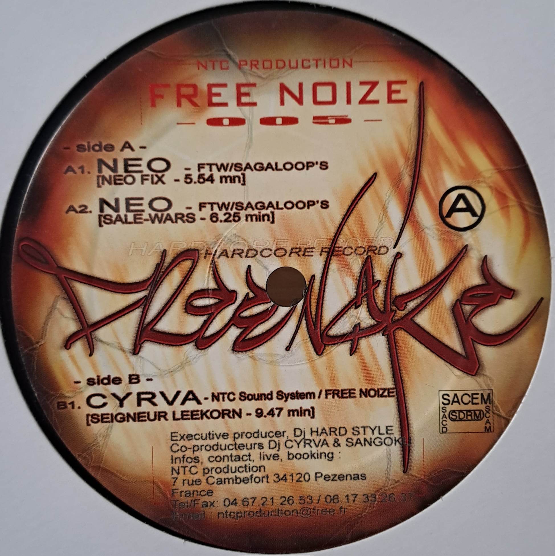 Free Noize 05 - vinyle freetekno