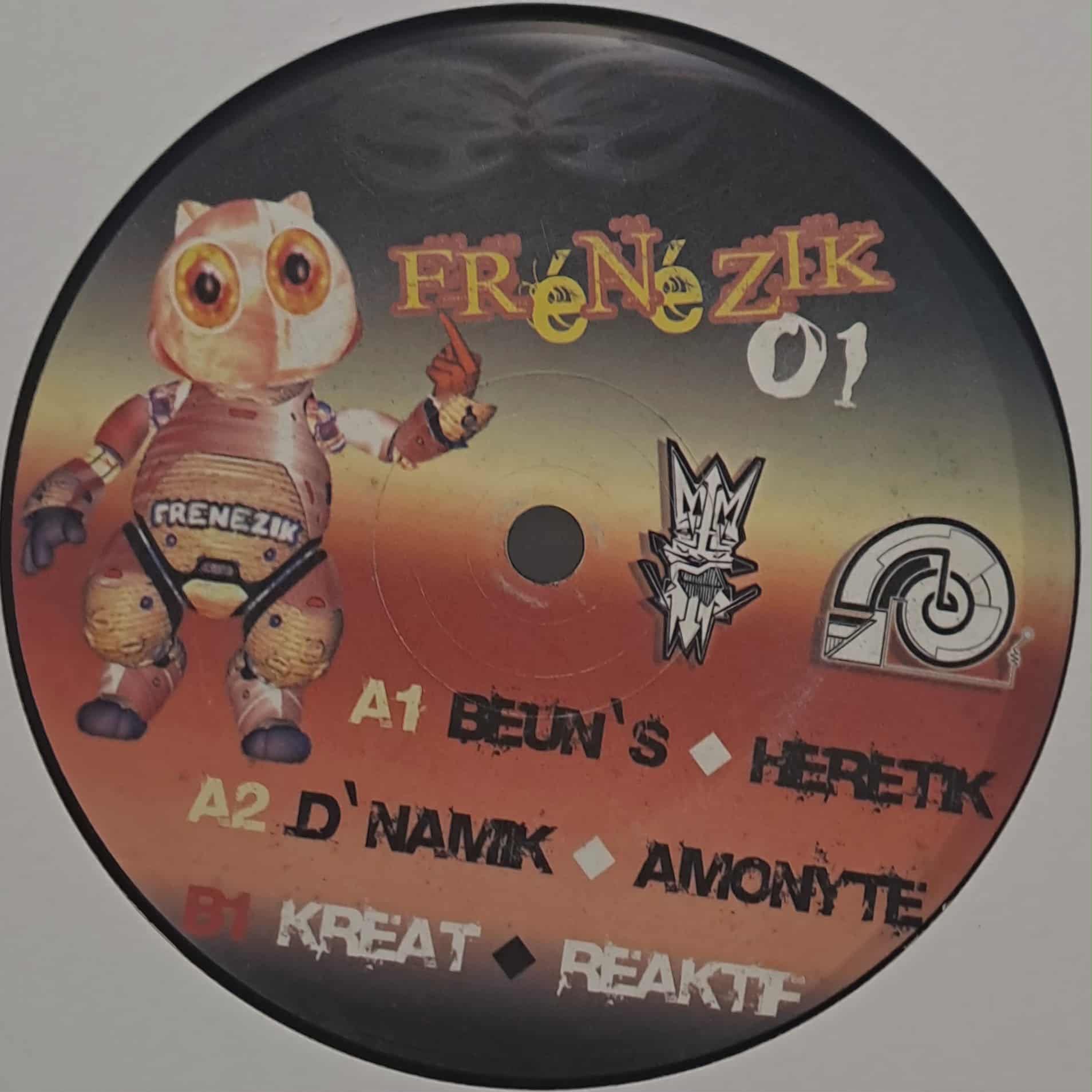 Frénézik 01 - vinyle freetekno