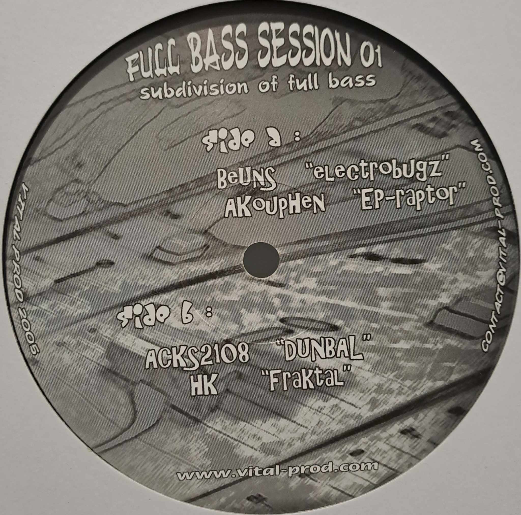 Full Bass Session 01 - vinyle hard techno