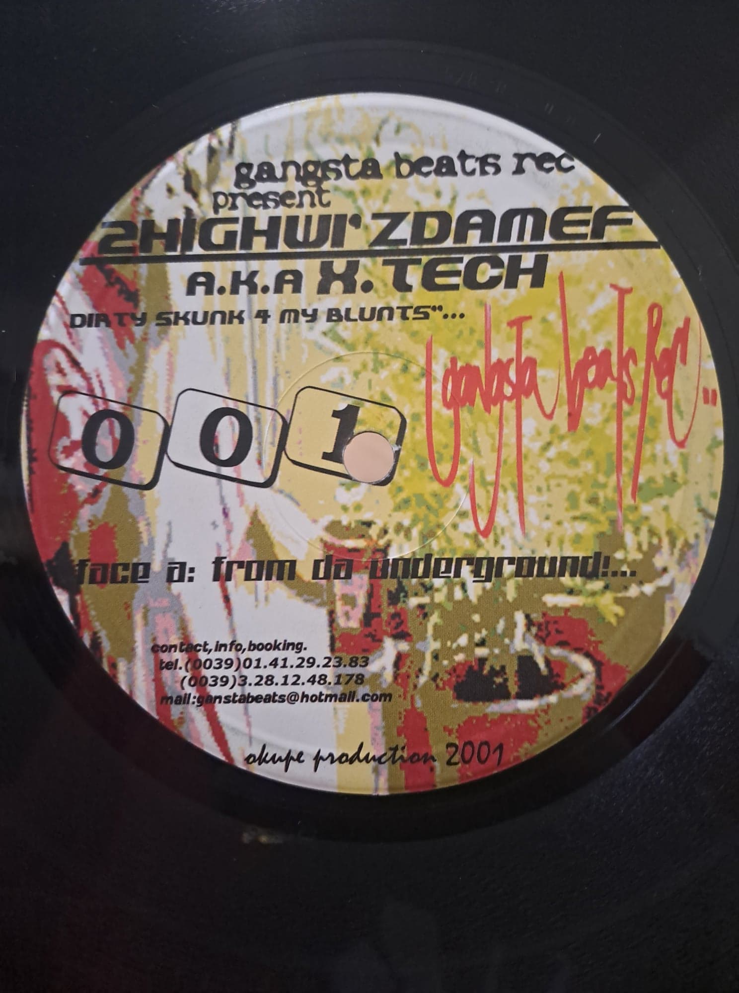 Gangsta Beats 01 - vinyle tribe