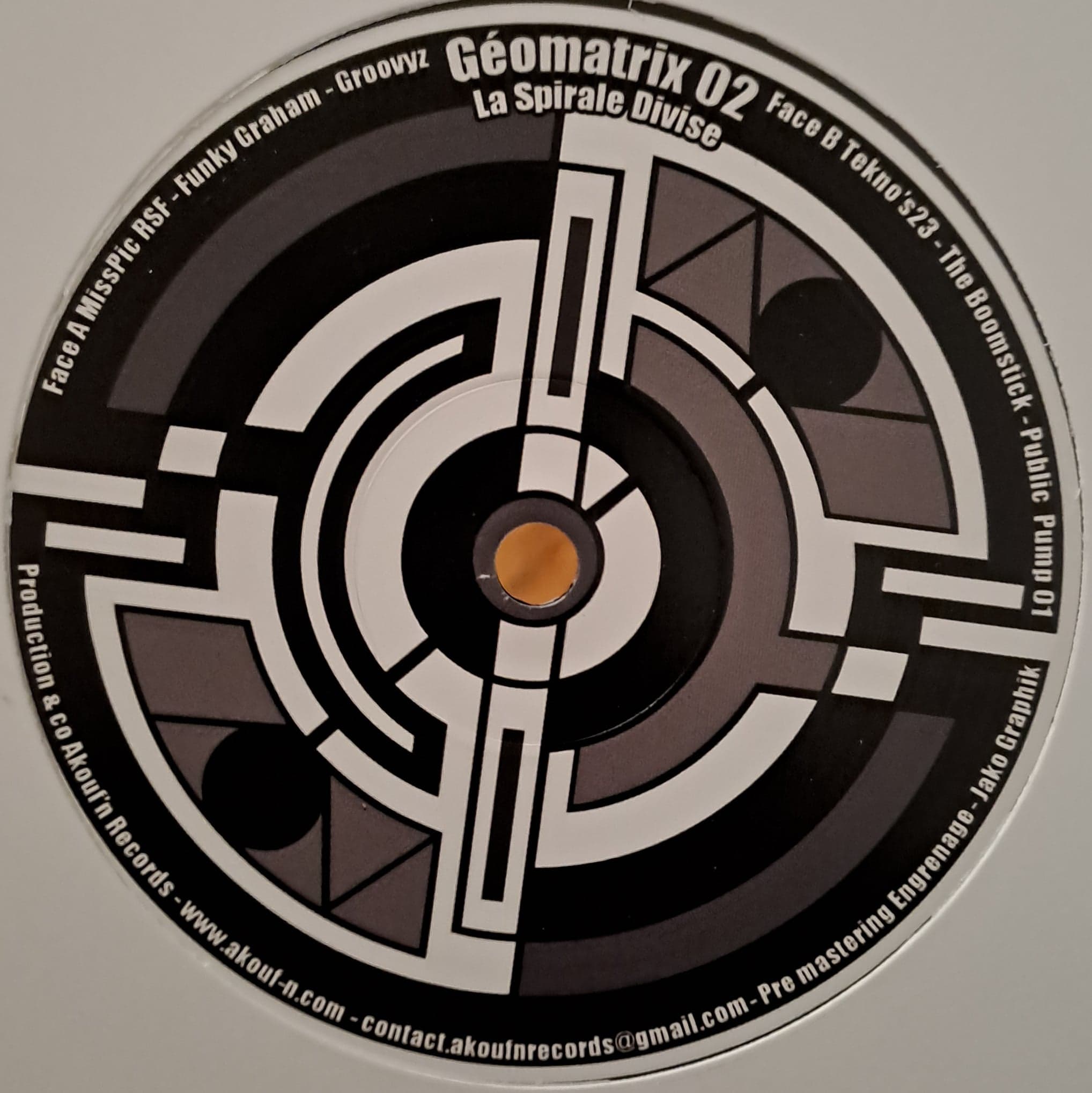 Géomatrix 02 RP - vinyle freetekno