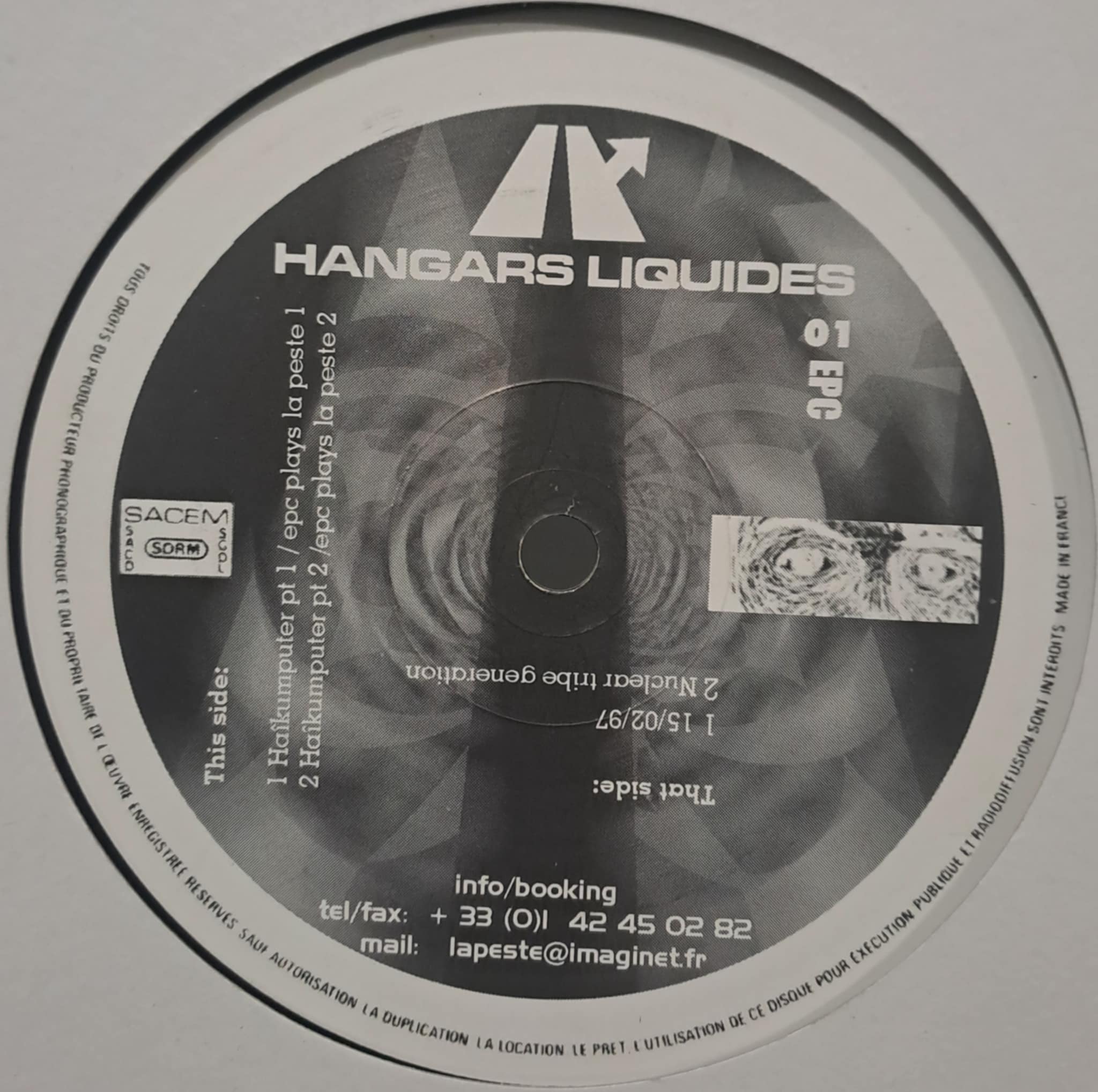 Hangars Liquides 001 - vinyle hardcore