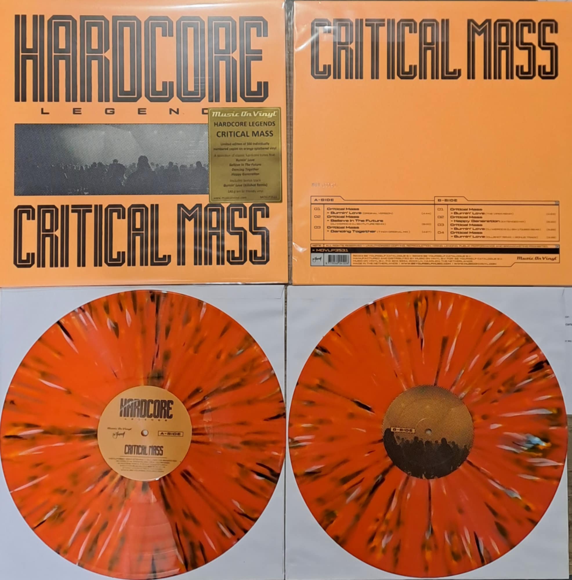 Hardcore Legends (MOVLP3531) (Splatter) - vinyle gabber
