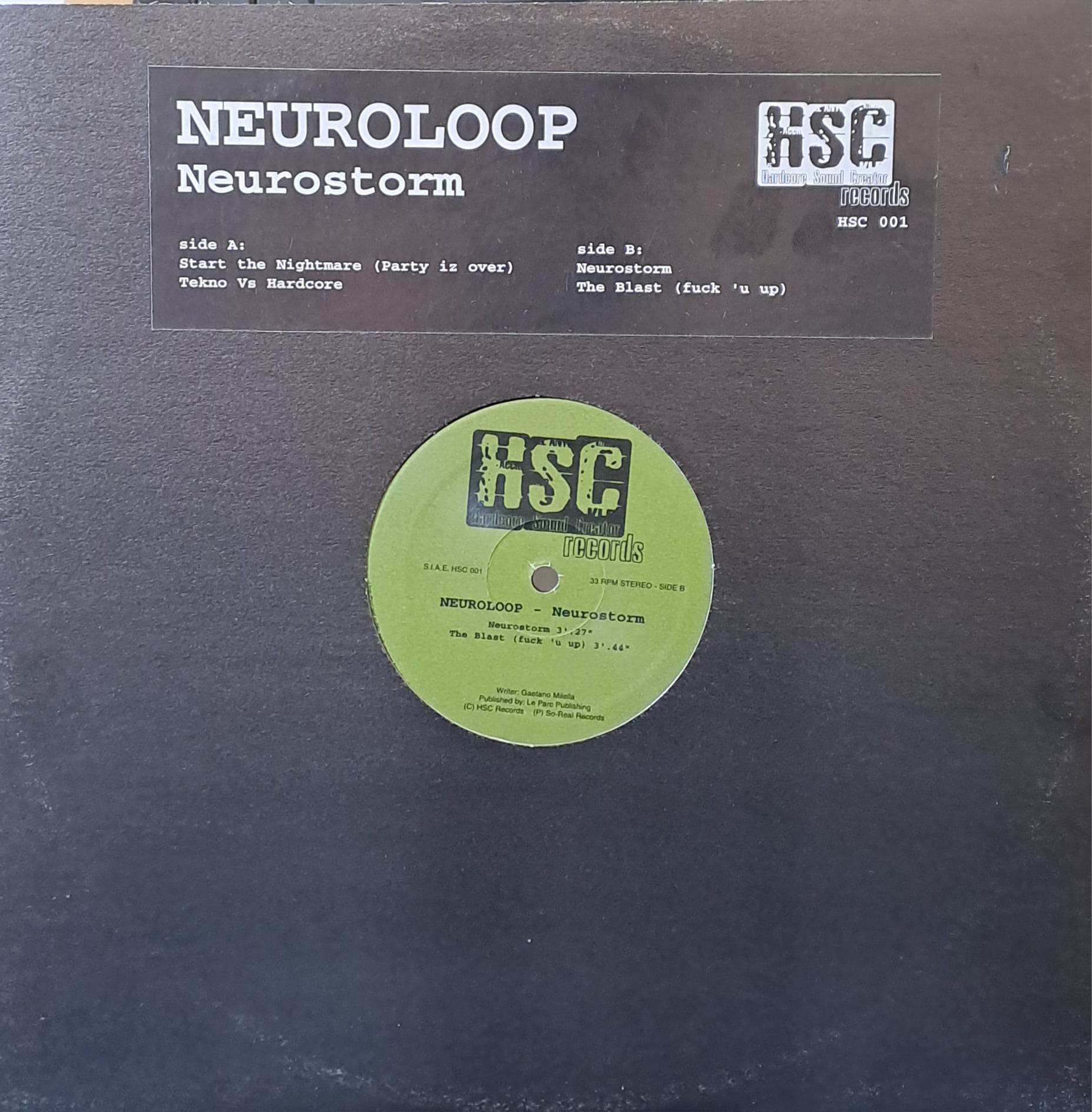 HSC Records 01 - vinyle hardcore