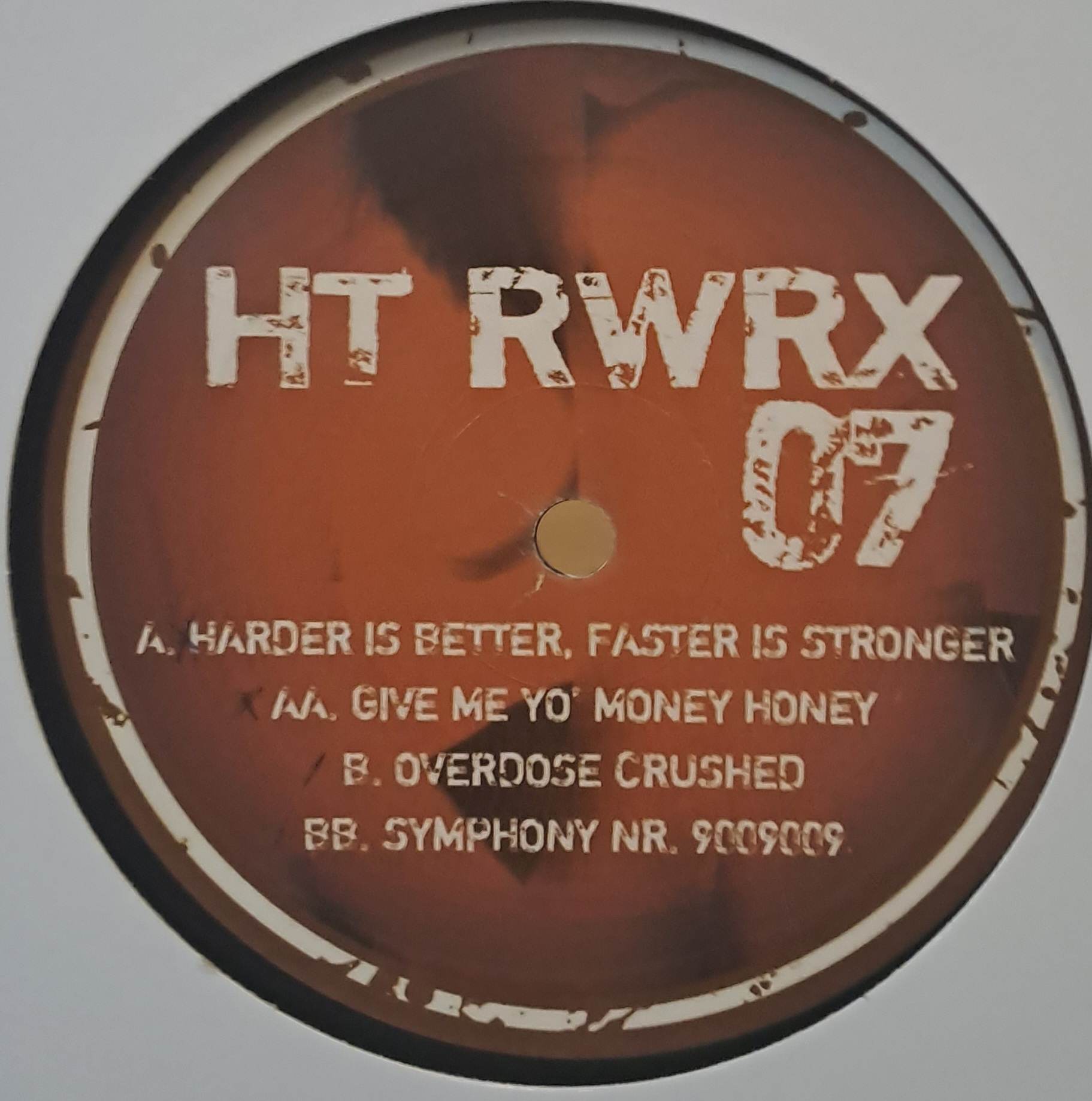 HT RWRX 07 - vinyle techno