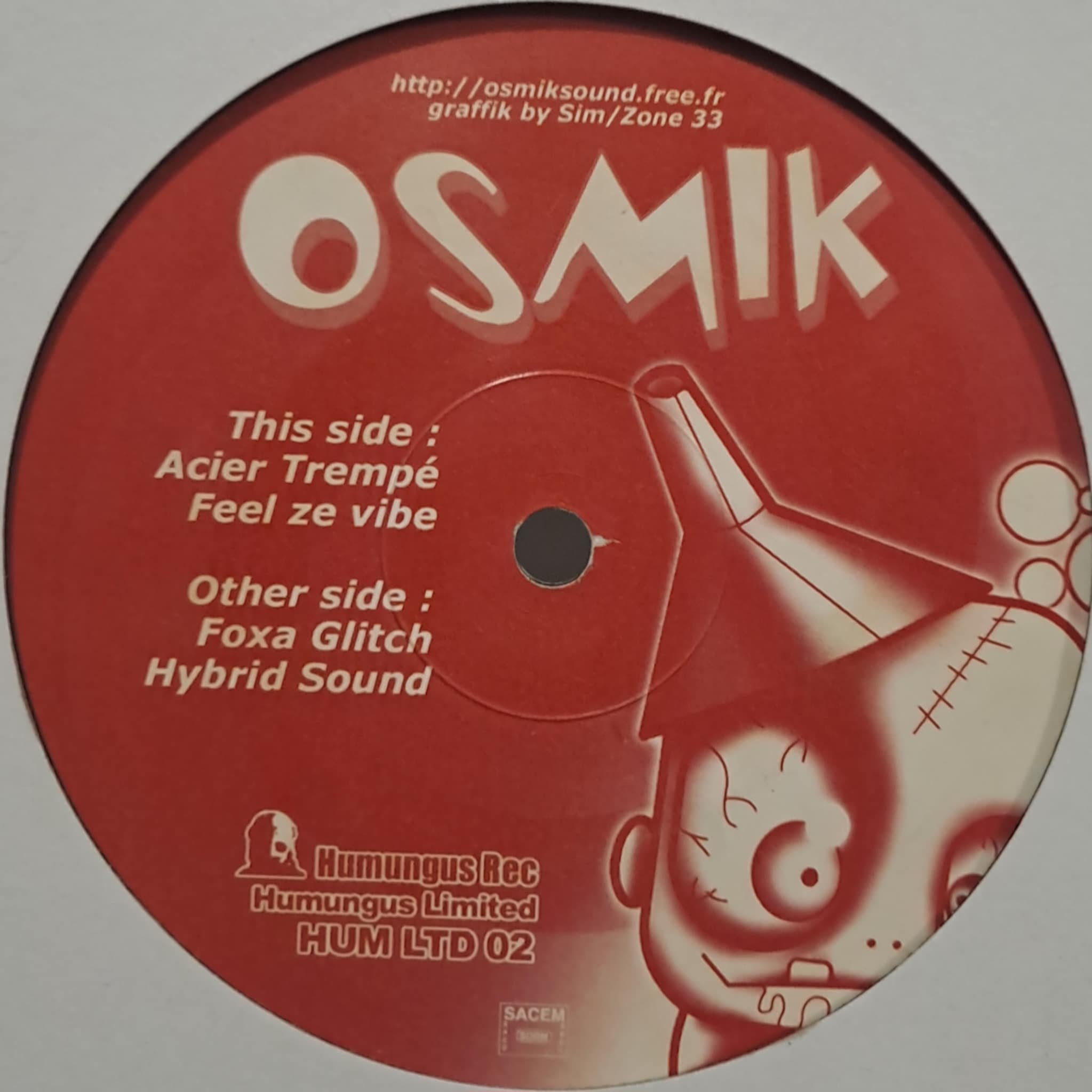 Humungus LTD 02 - vinyle freetekno