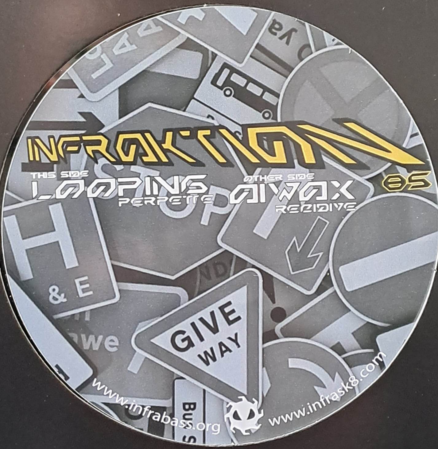 Infraktion 05 RP (toute dernière copie en stock) - vinyle hardcore