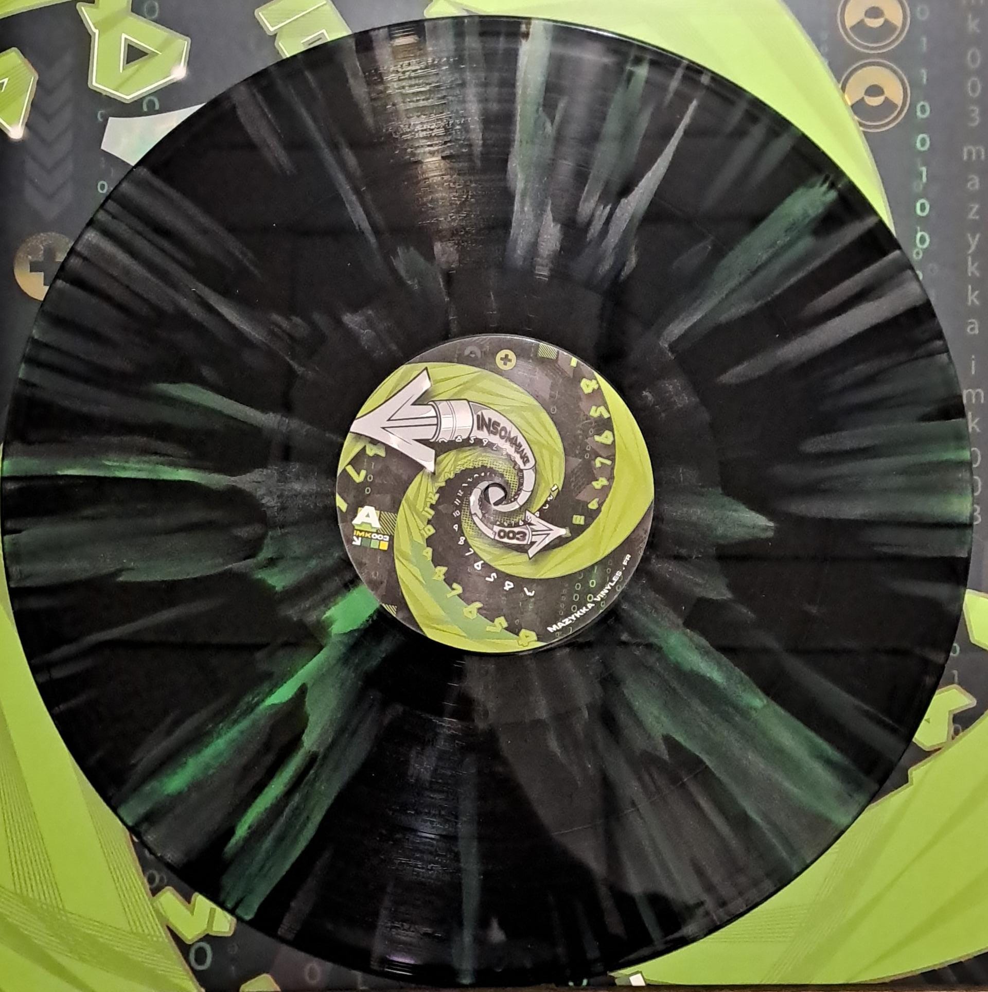 Insomniake 003 splatter - vinyle freetekno