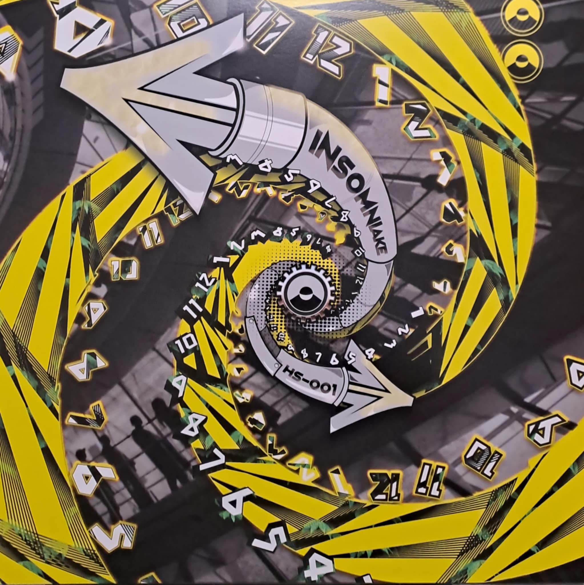 Insomniake HS 01 Noir - vinyle freetekno