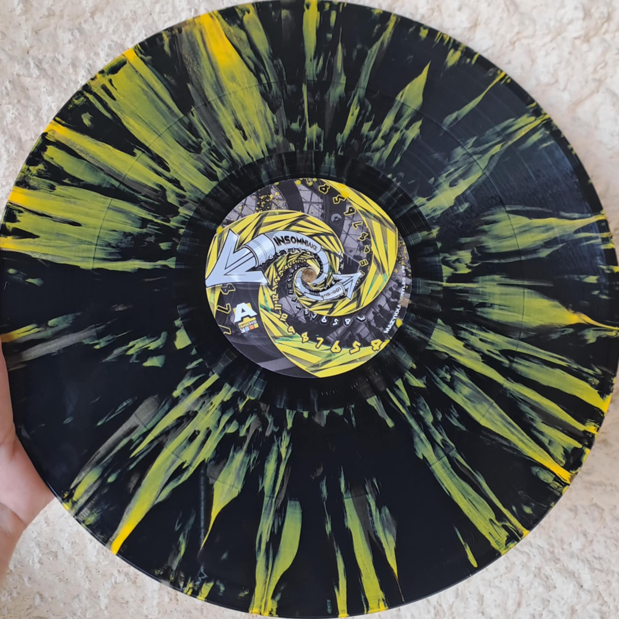 Insomniake HS 01 Splatter (dernières copies en stock) - vinyle freetekno