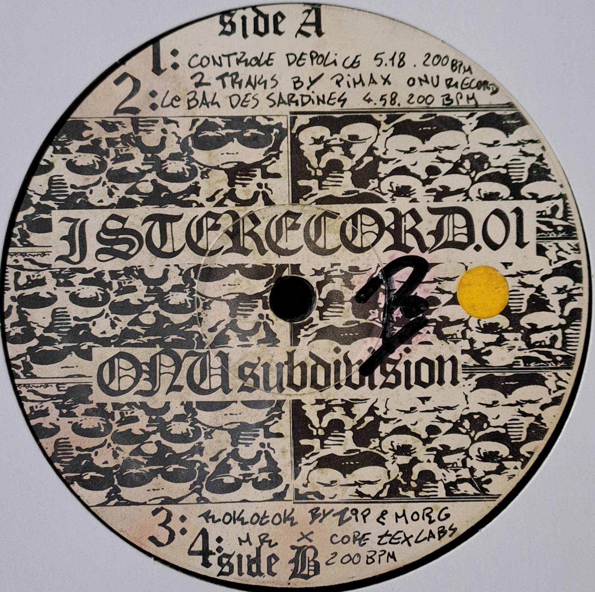 Isterecord 01 - vinyle hardcore