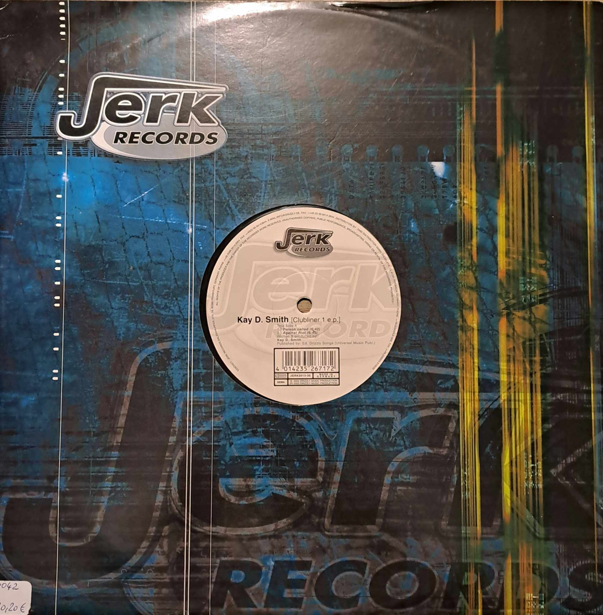 Jerk Records 2013 36 - vinyle techno