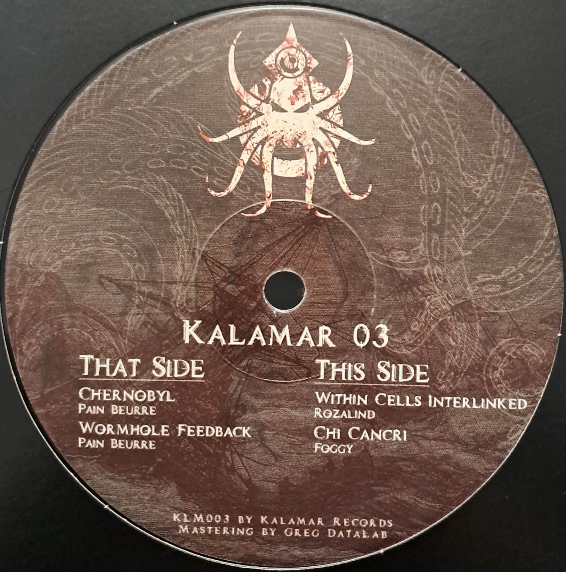 Kalamar 003 (toute dernière copie en stock) - vinyle freetekno