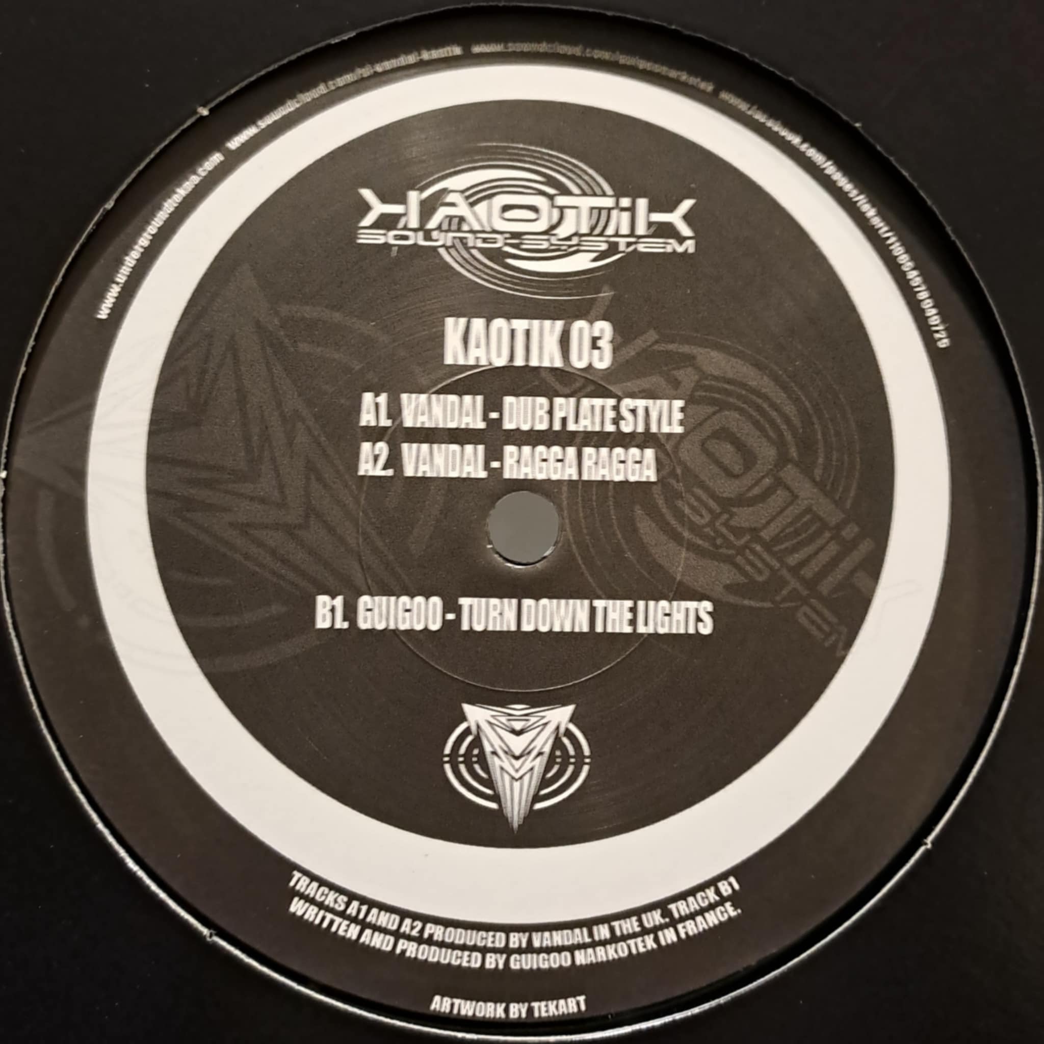 Kaotik 03 RP - vinyle freetekno