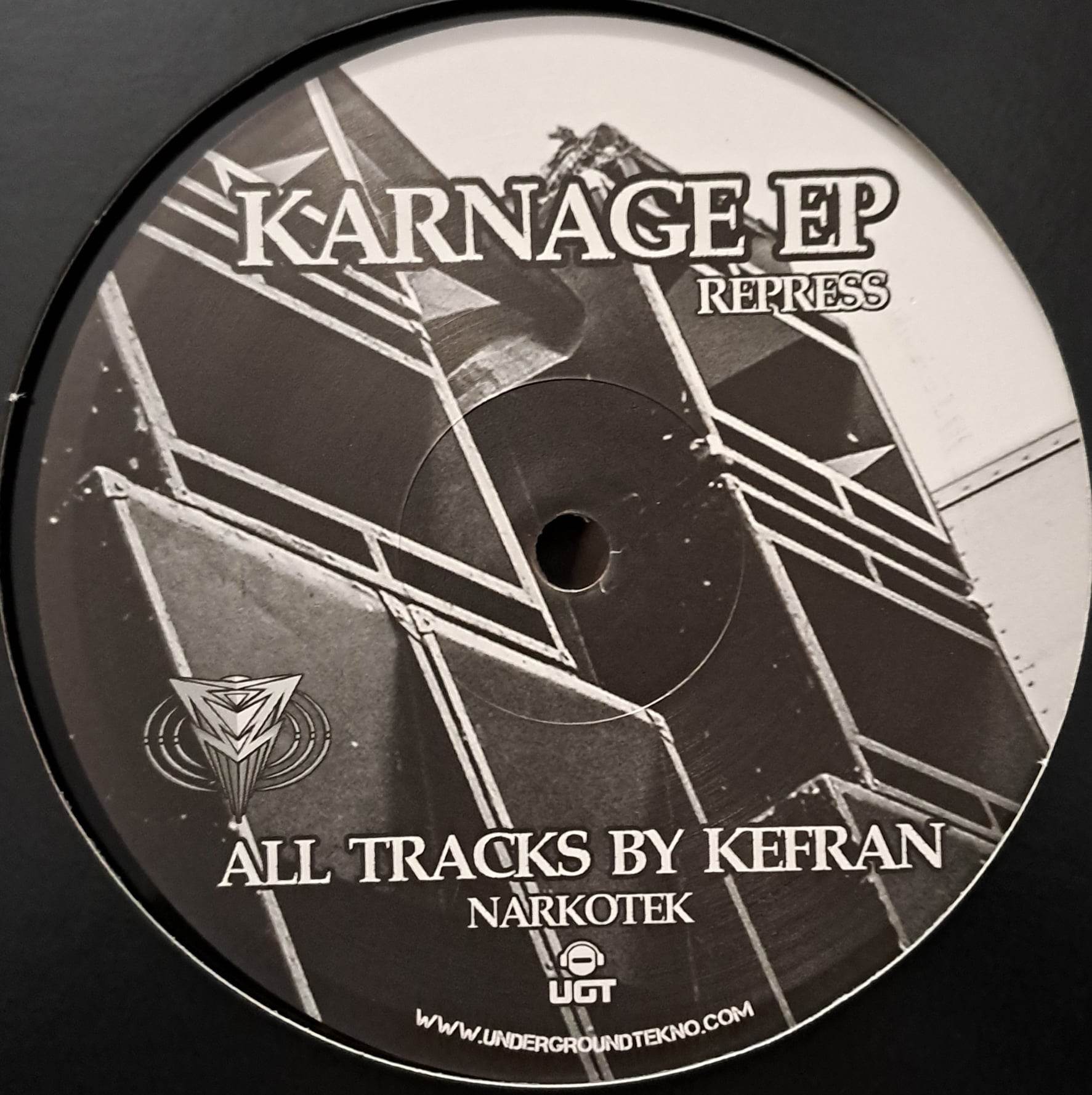 Karnage 01 EP RP - vinyle freetekno