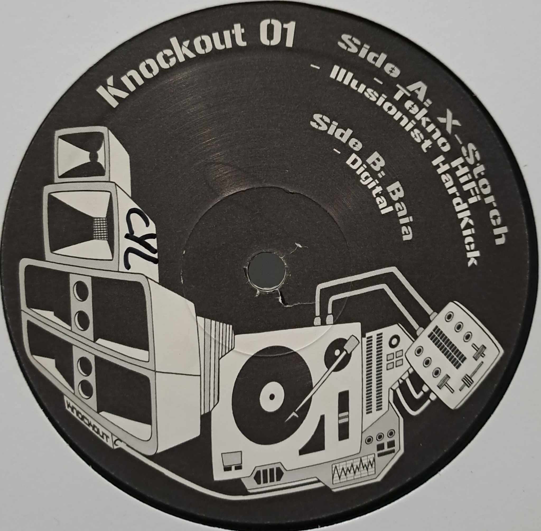 Knockout 01 - vinyle freetekno