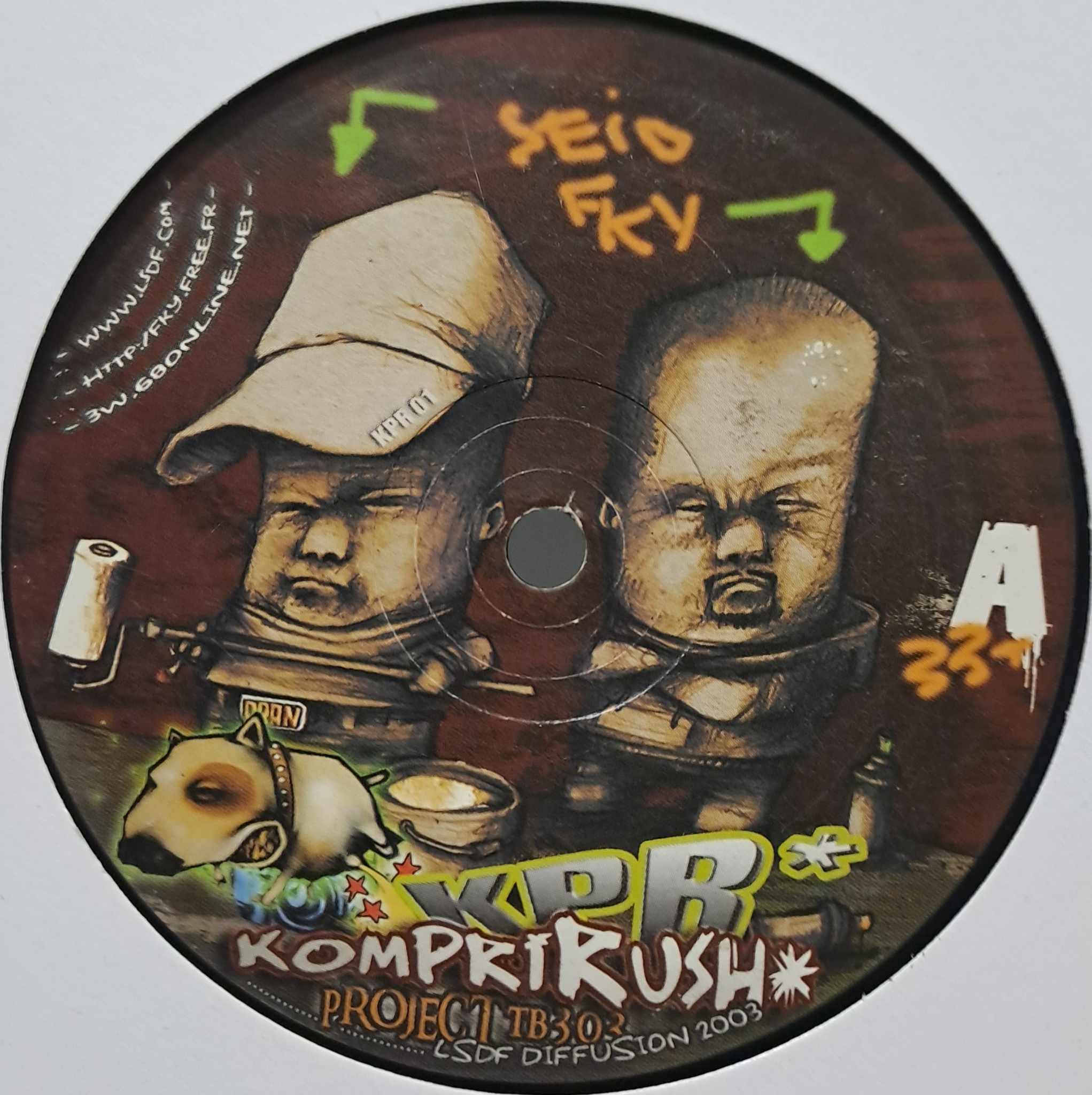 Komprirush 01 - vinyle freetekno