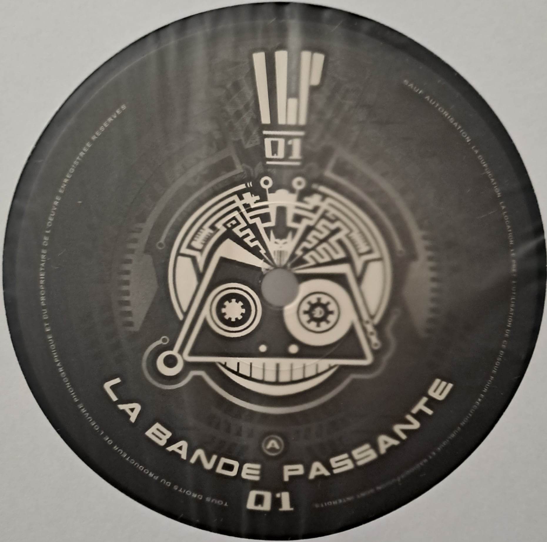 La Bande Passante 01 (toute dernière copie en stock) - vinyle freetekno