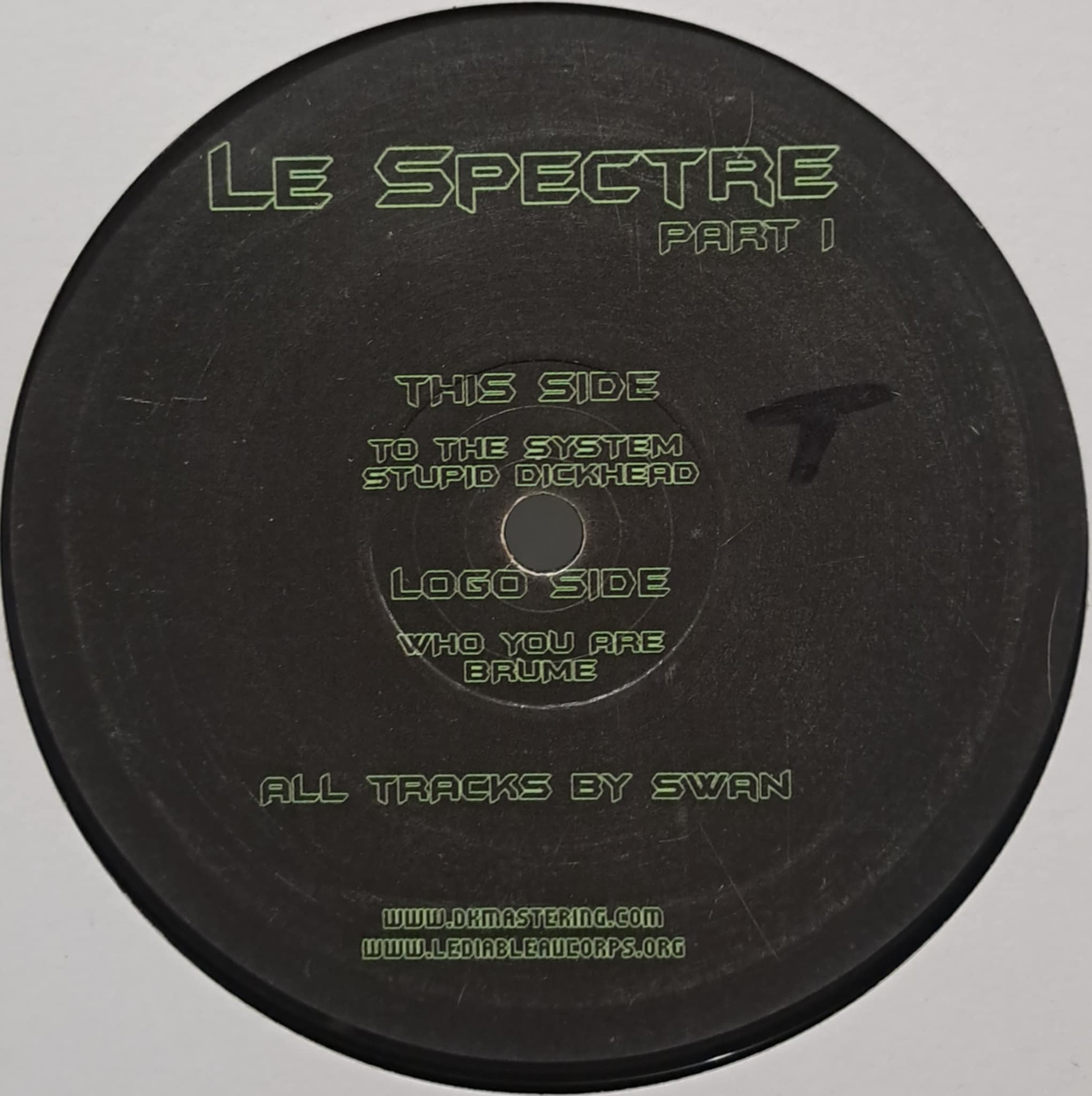 Le Spectre 01 - vinyle freetekno