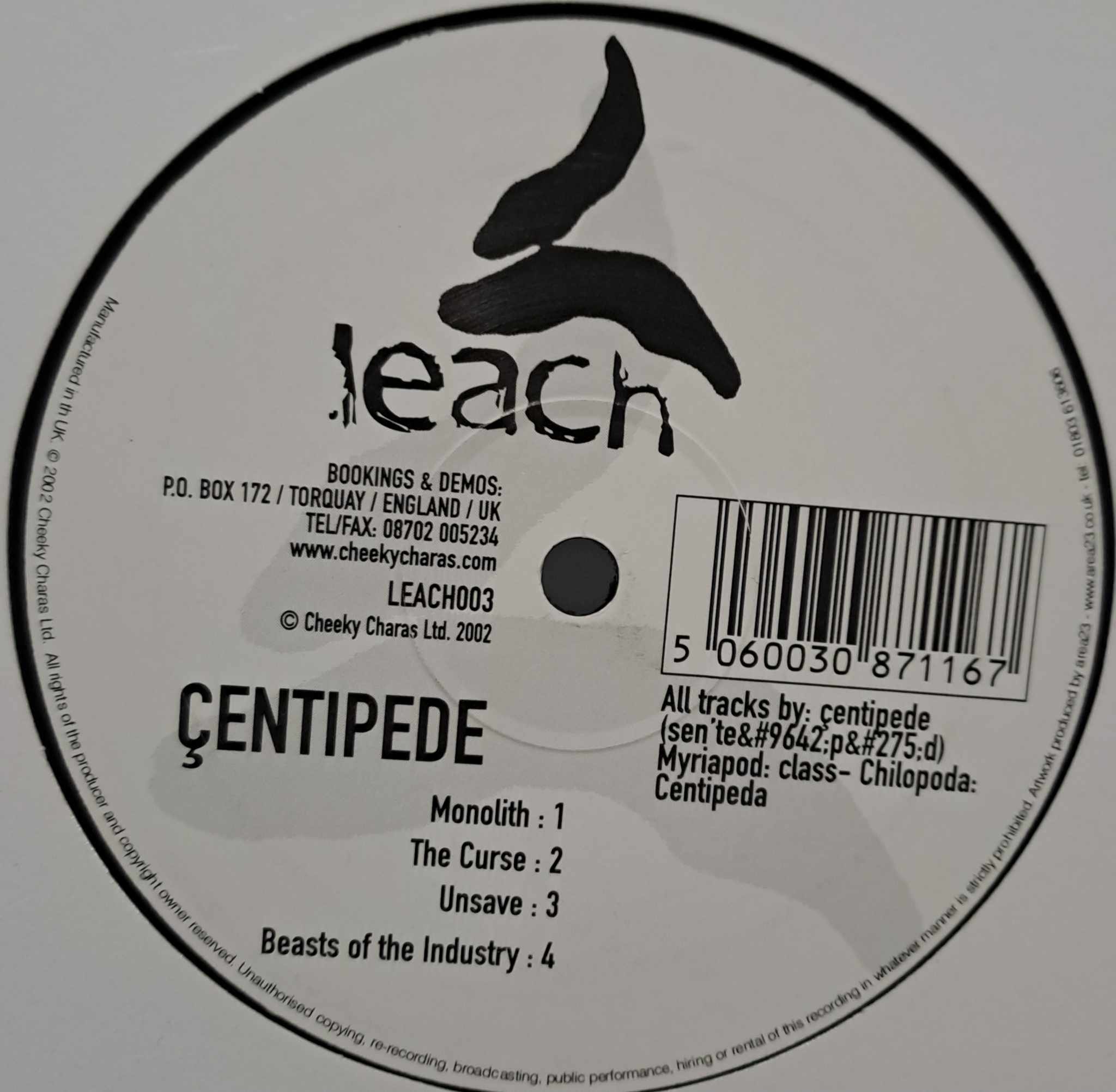 Leach 003 - vinyle hardcore