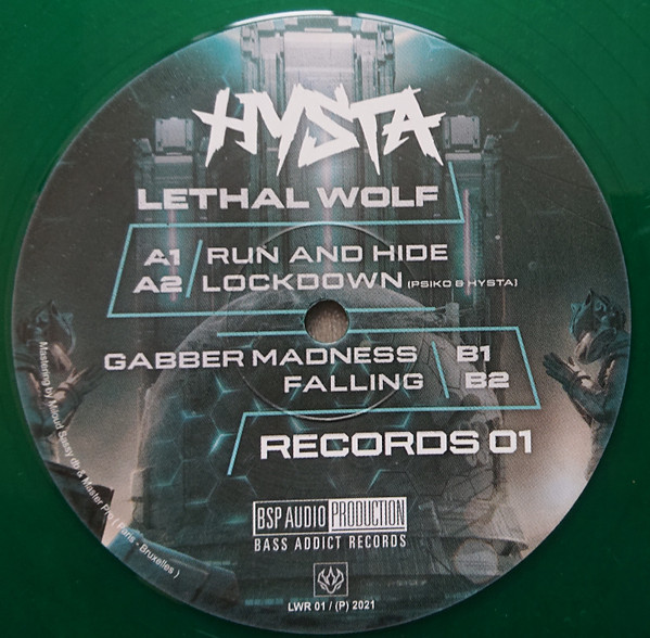 Lethal Wolf 01 - vinyle gabber