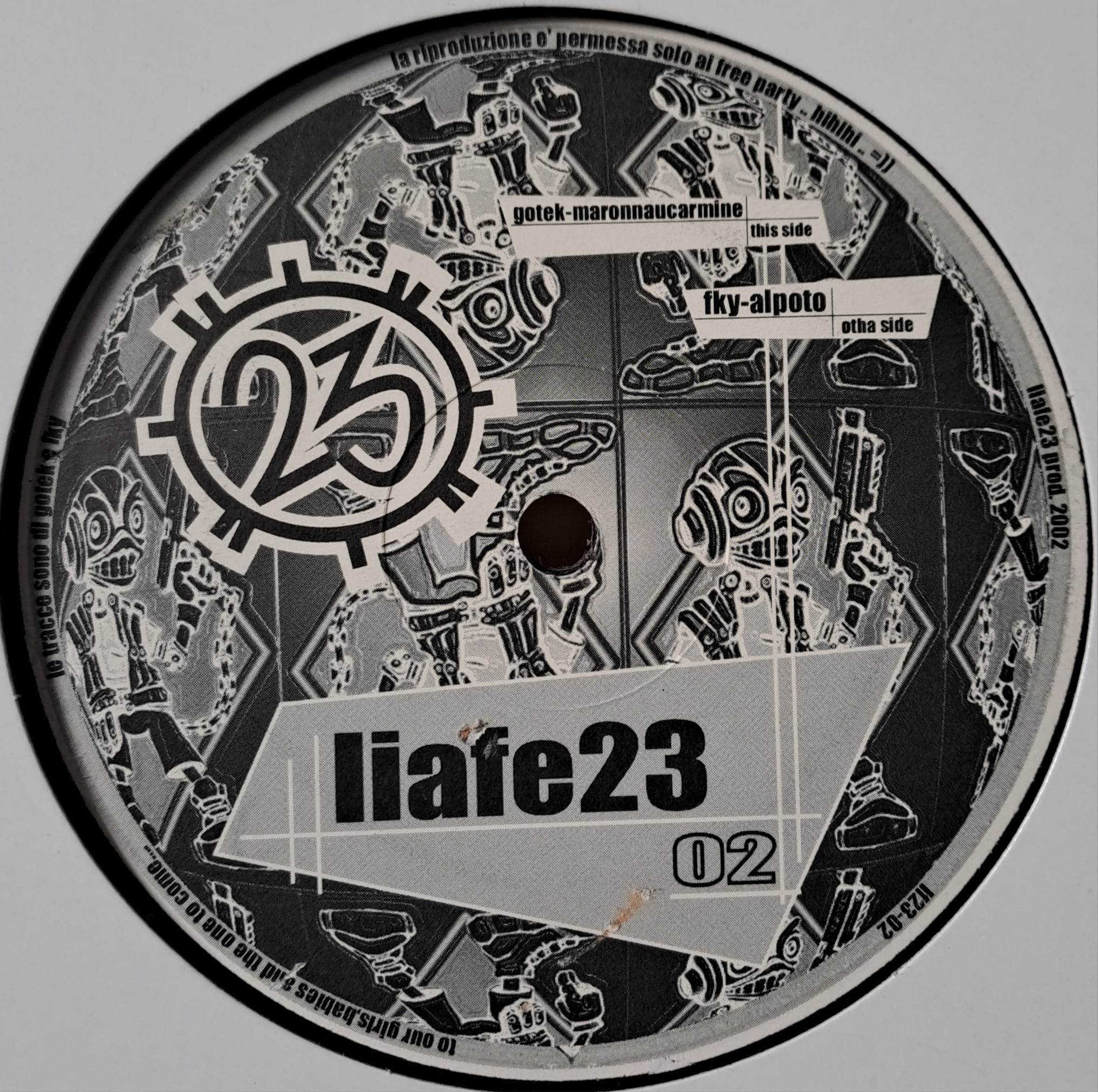 Liafe23 002 - vinyle freetekno