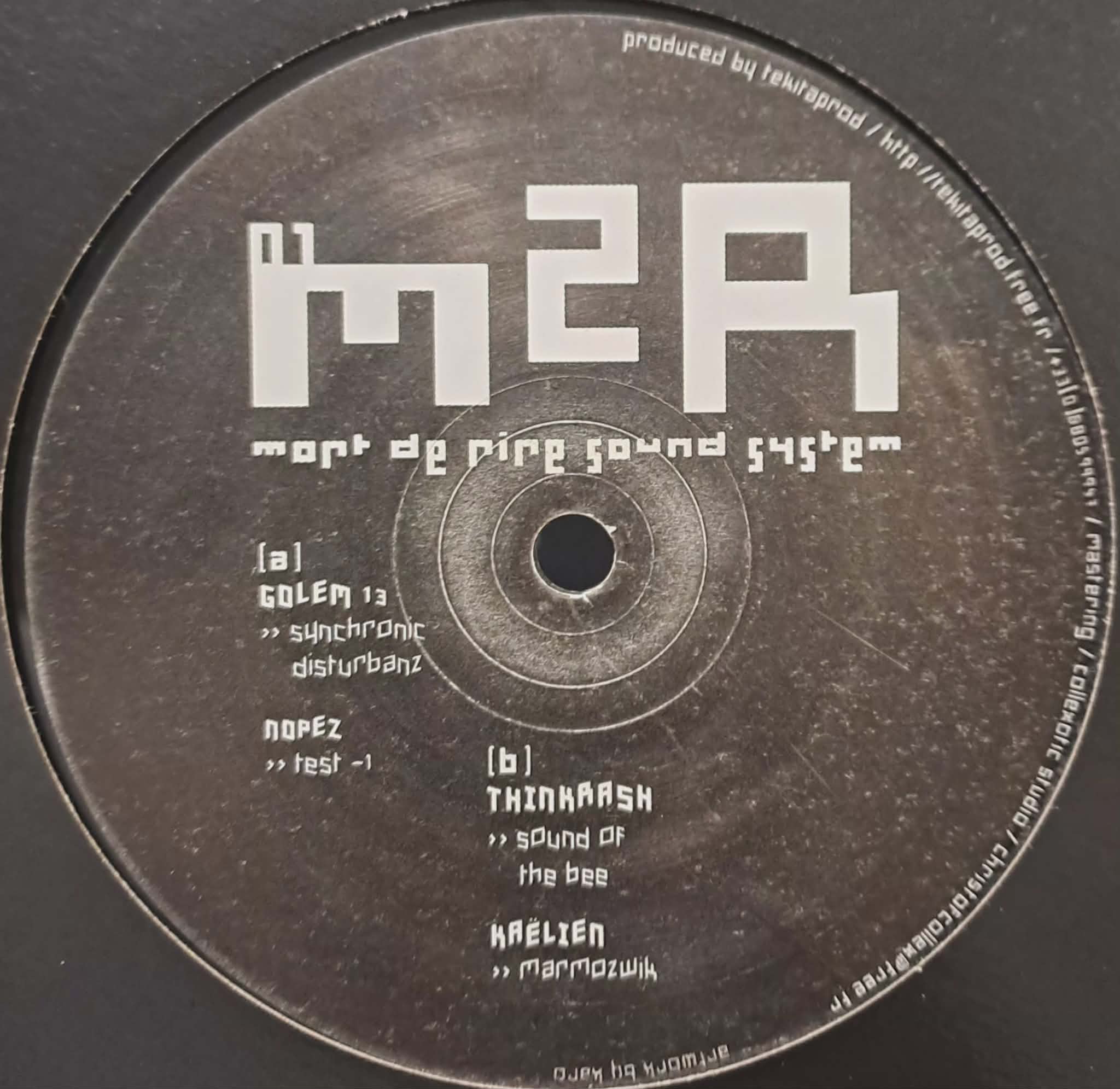 Mort De Rire Sound System 01 - vinyle freetekno
