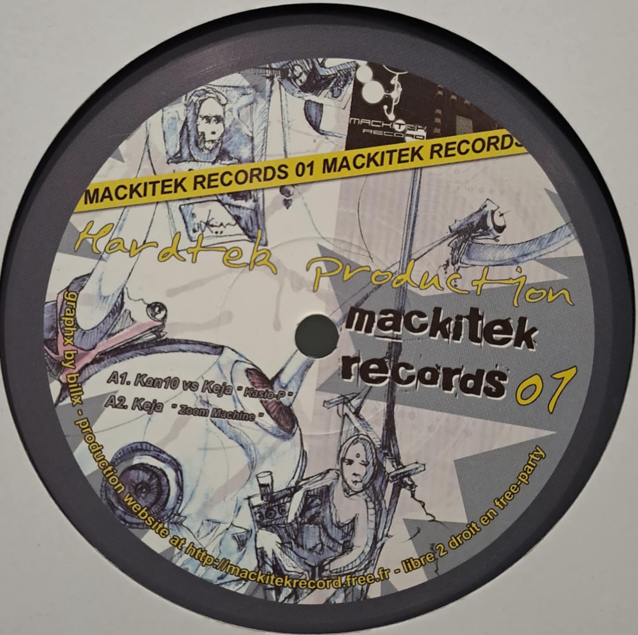 Mackitek 01 - vinyle freetekno