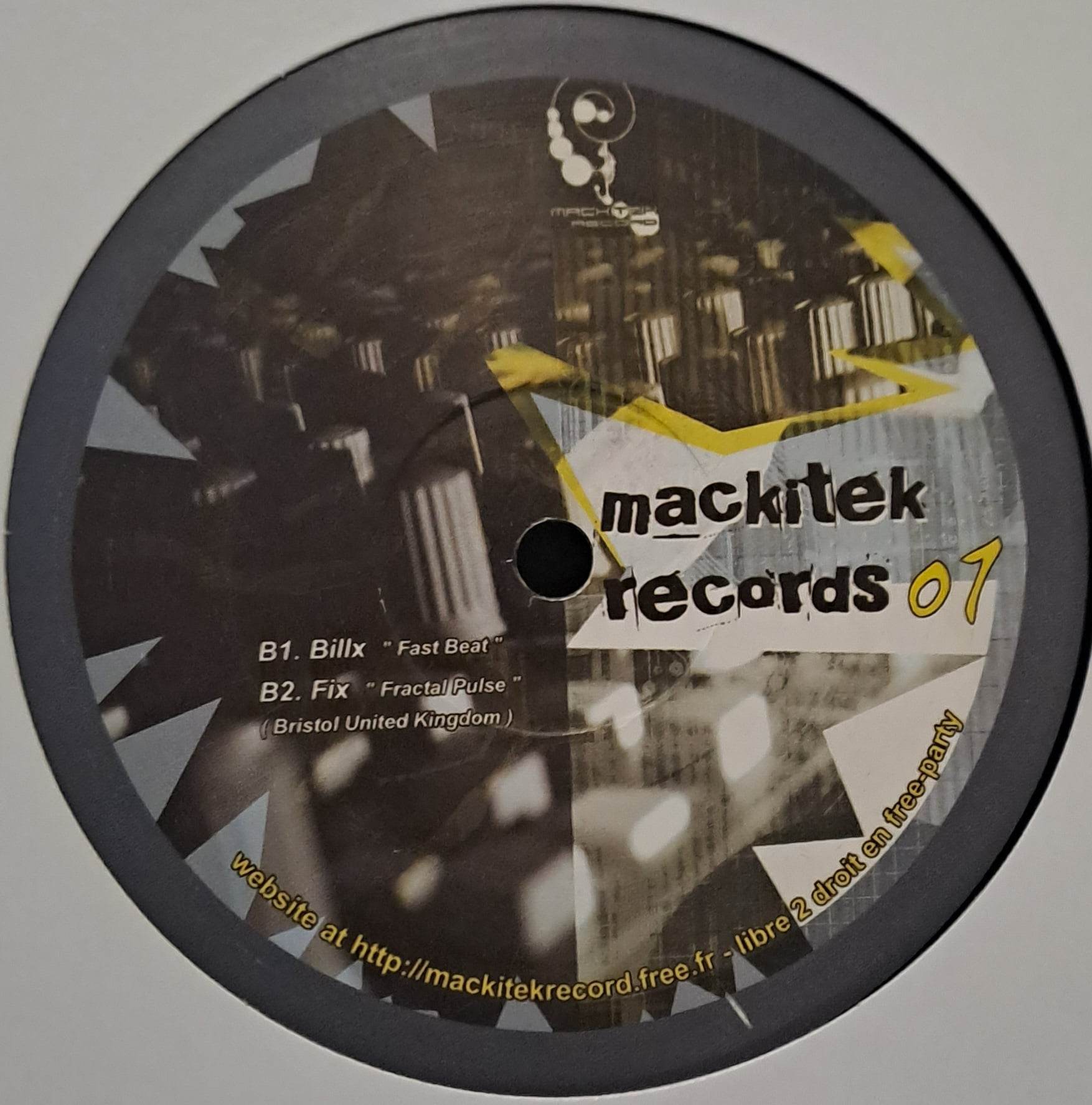 Mackitek 01 - vinyle freetekno