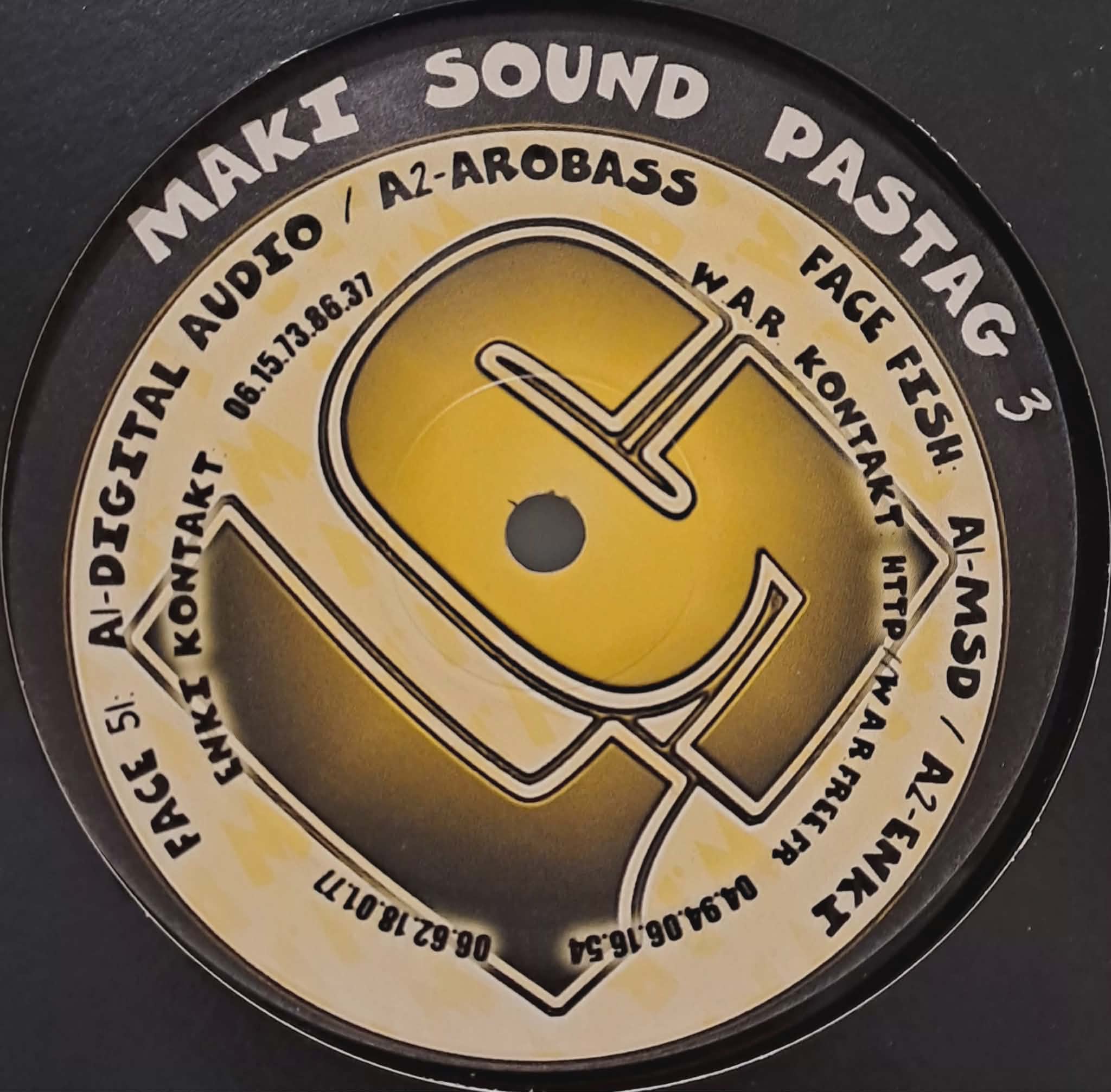 Maki Sound Pastag 03 - vinyle freetekno