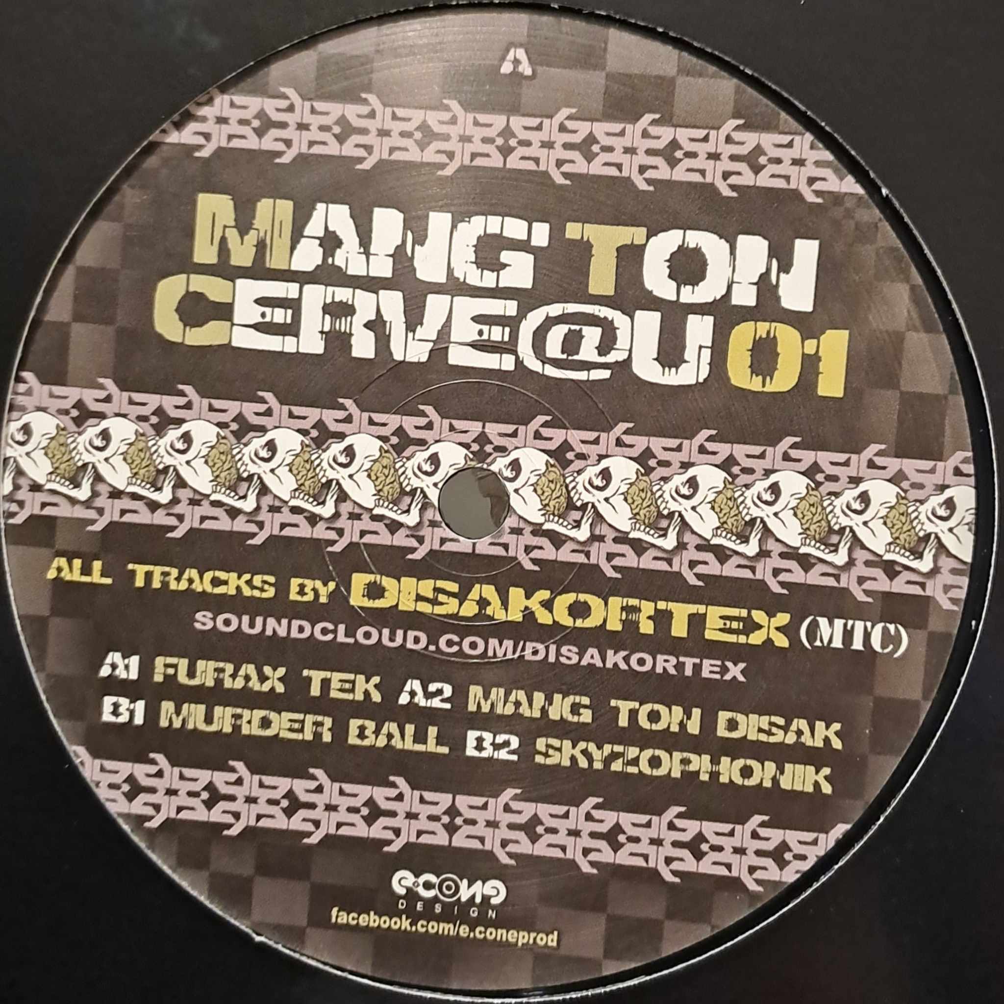 Mang'ton Cerveau 01 - vinyle freetekno