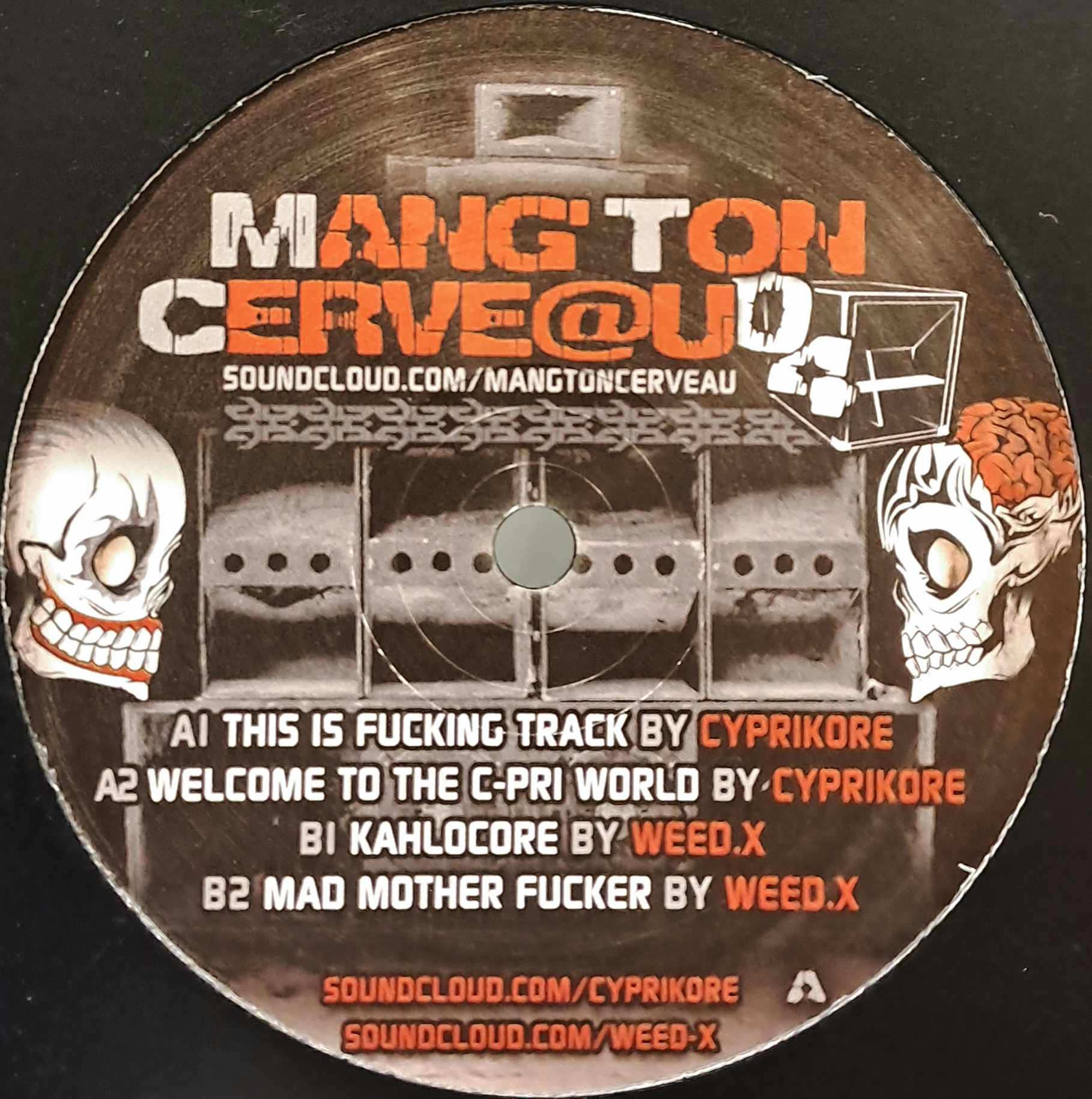 Mang'ton Cerveau 04 - vinyle freetekno