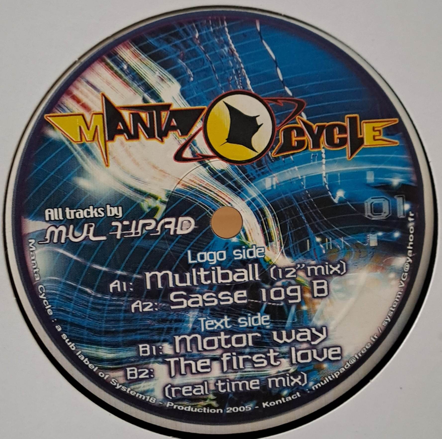 Manta Cycle 01 - vinyle tribe