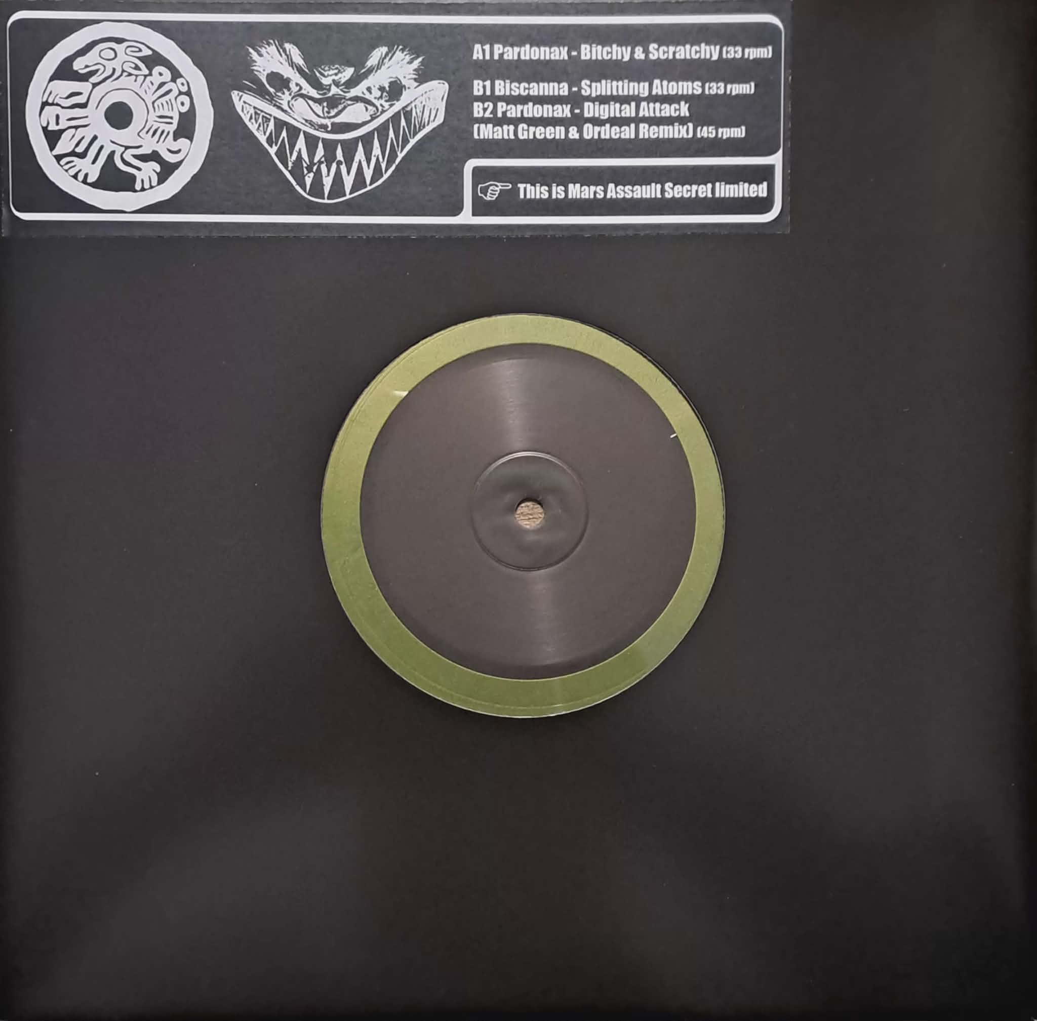 Mars Assault Secret Limited - vinyle hardcore