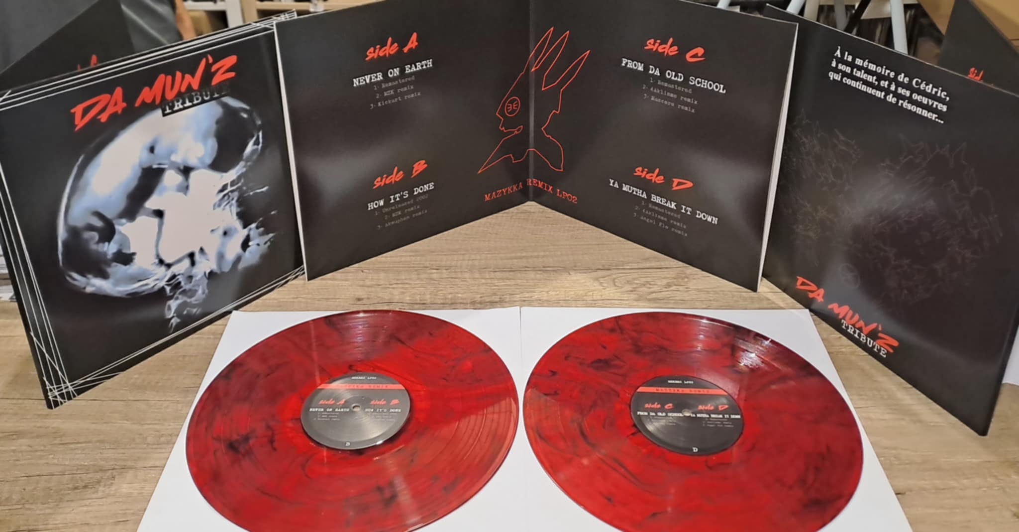 Mazykka Remix LP 02 Marbré Limited (double album) - vinyle hardcore