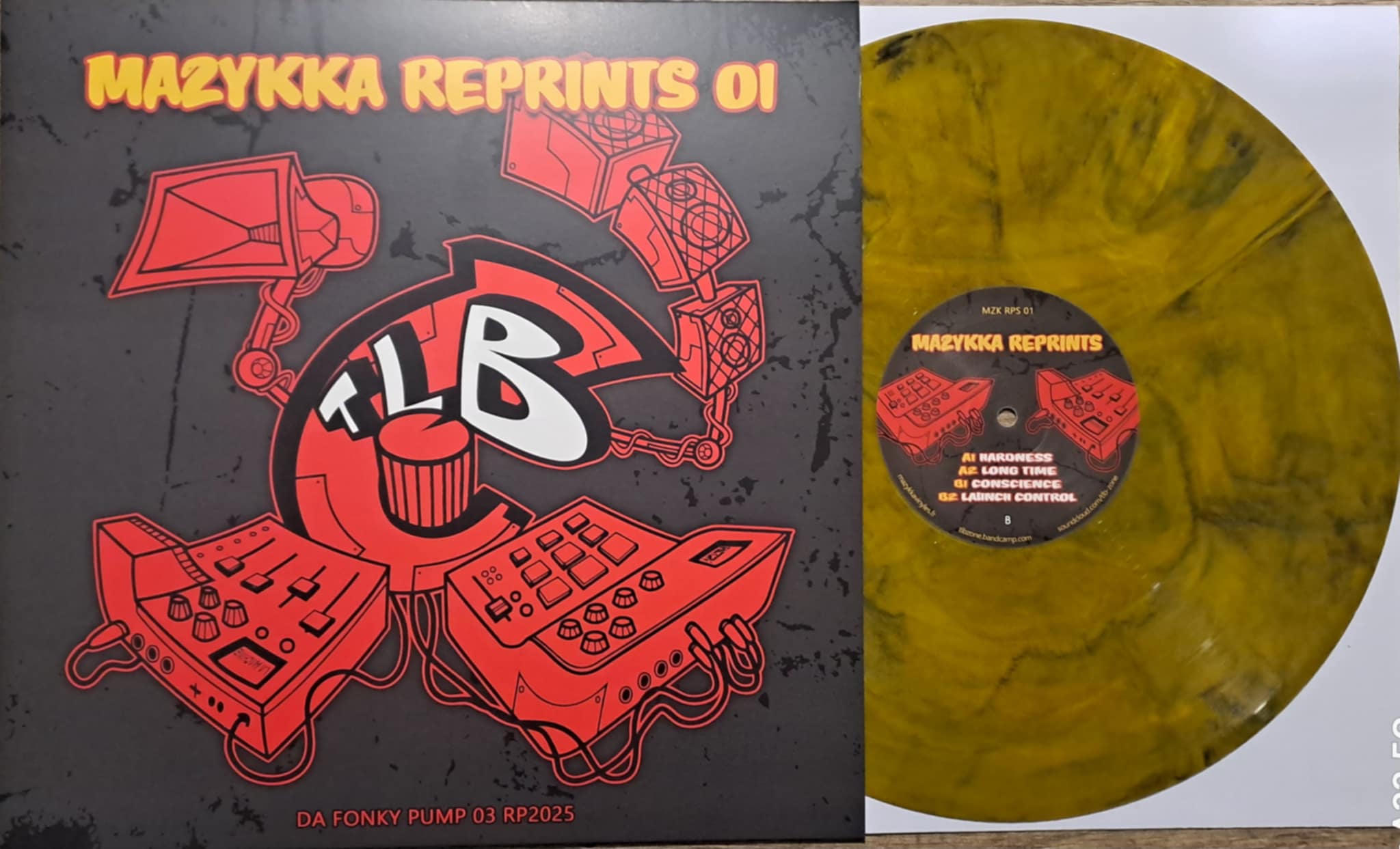 Mazykka Reprints 01 Marbré (RP Da Fonky Pump 03) - vinyle freetekno