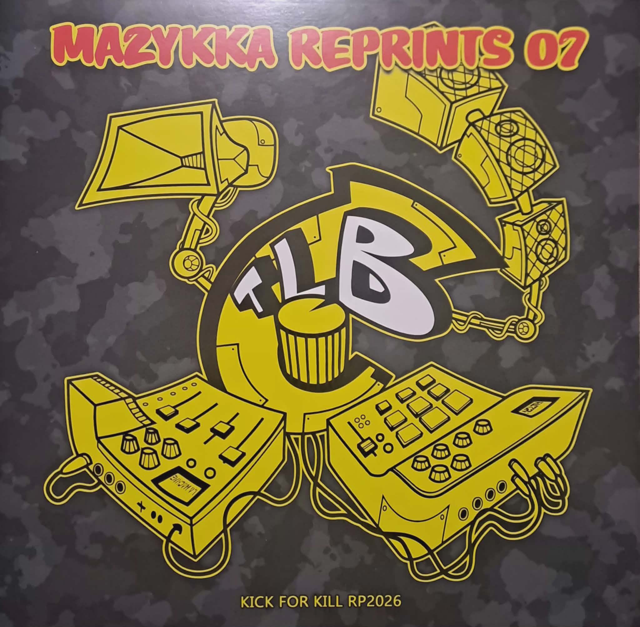 Mazykka Reprints 07 Black - vinyle freetekno