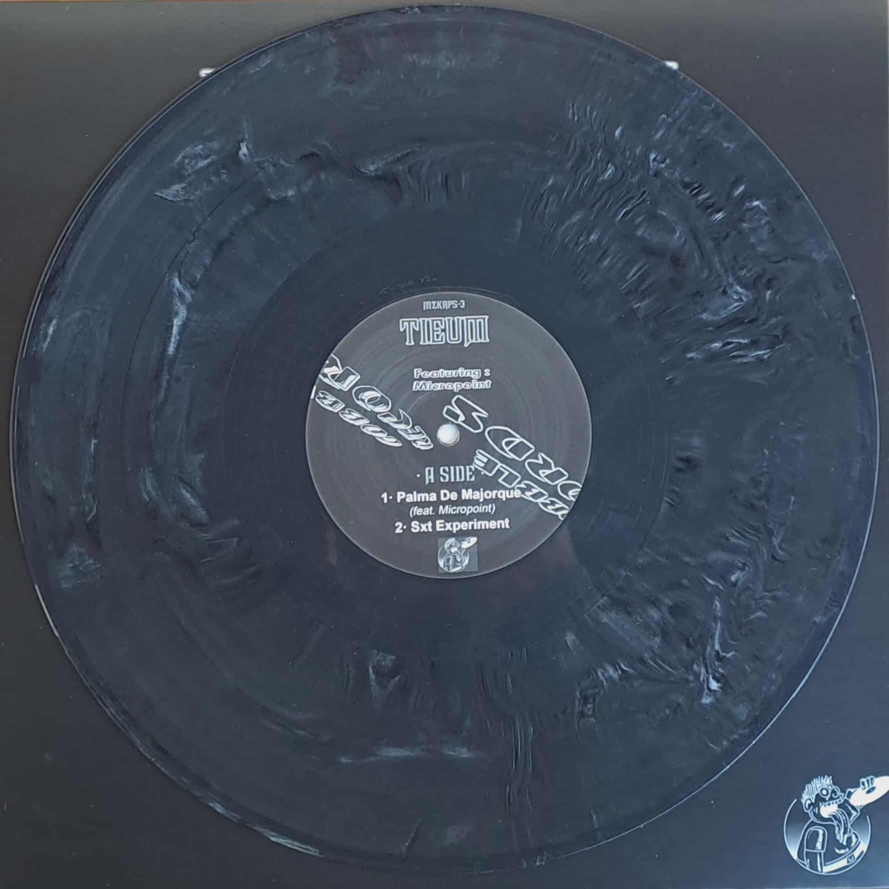 Mazykka Reprints -3 Noir Effet Nuage Marbré (RP Gobble 10) - vinyle gabber