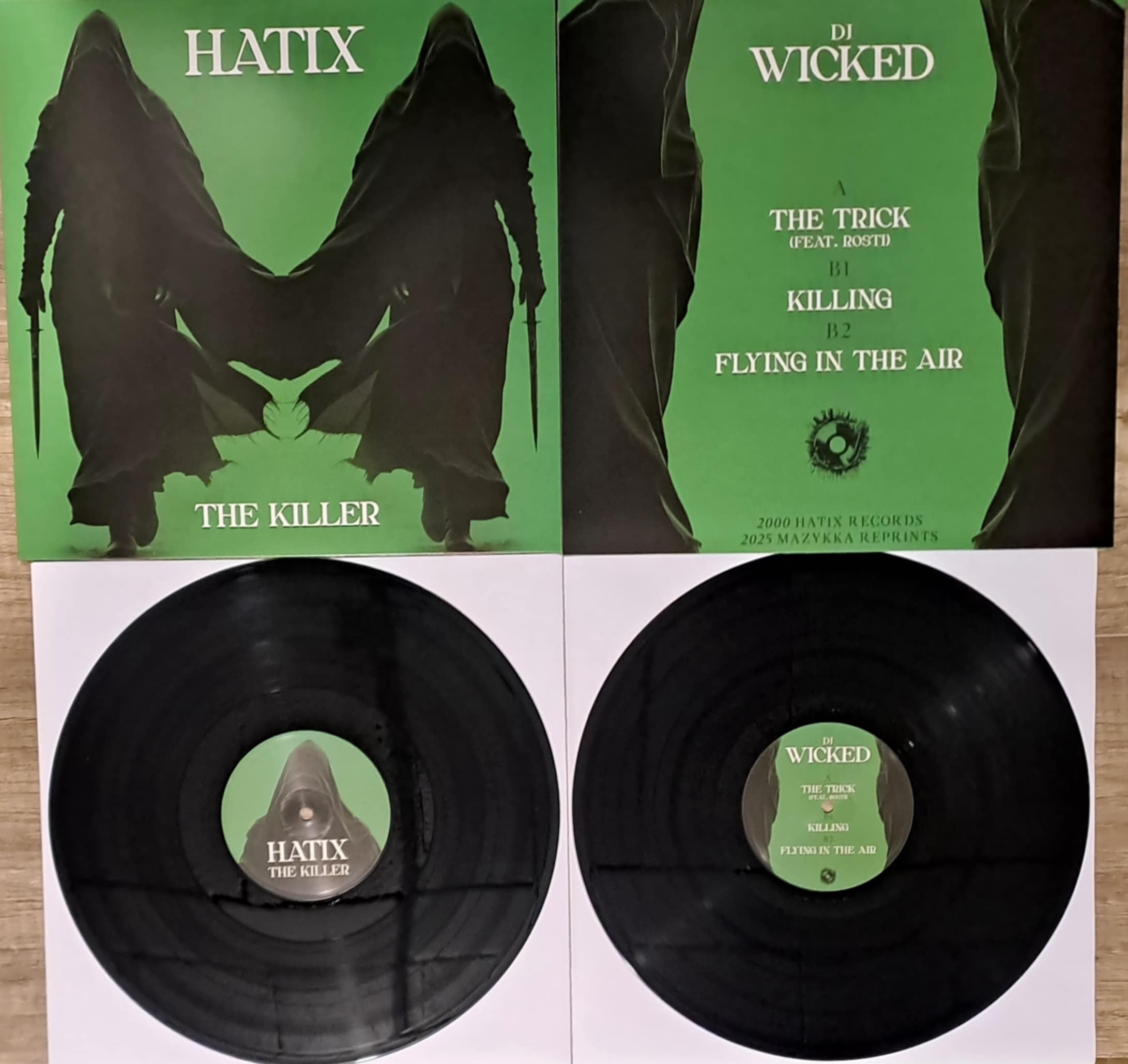 Mazykka Reprints -4 Black (RP Hatix 01) - vinyle gabber