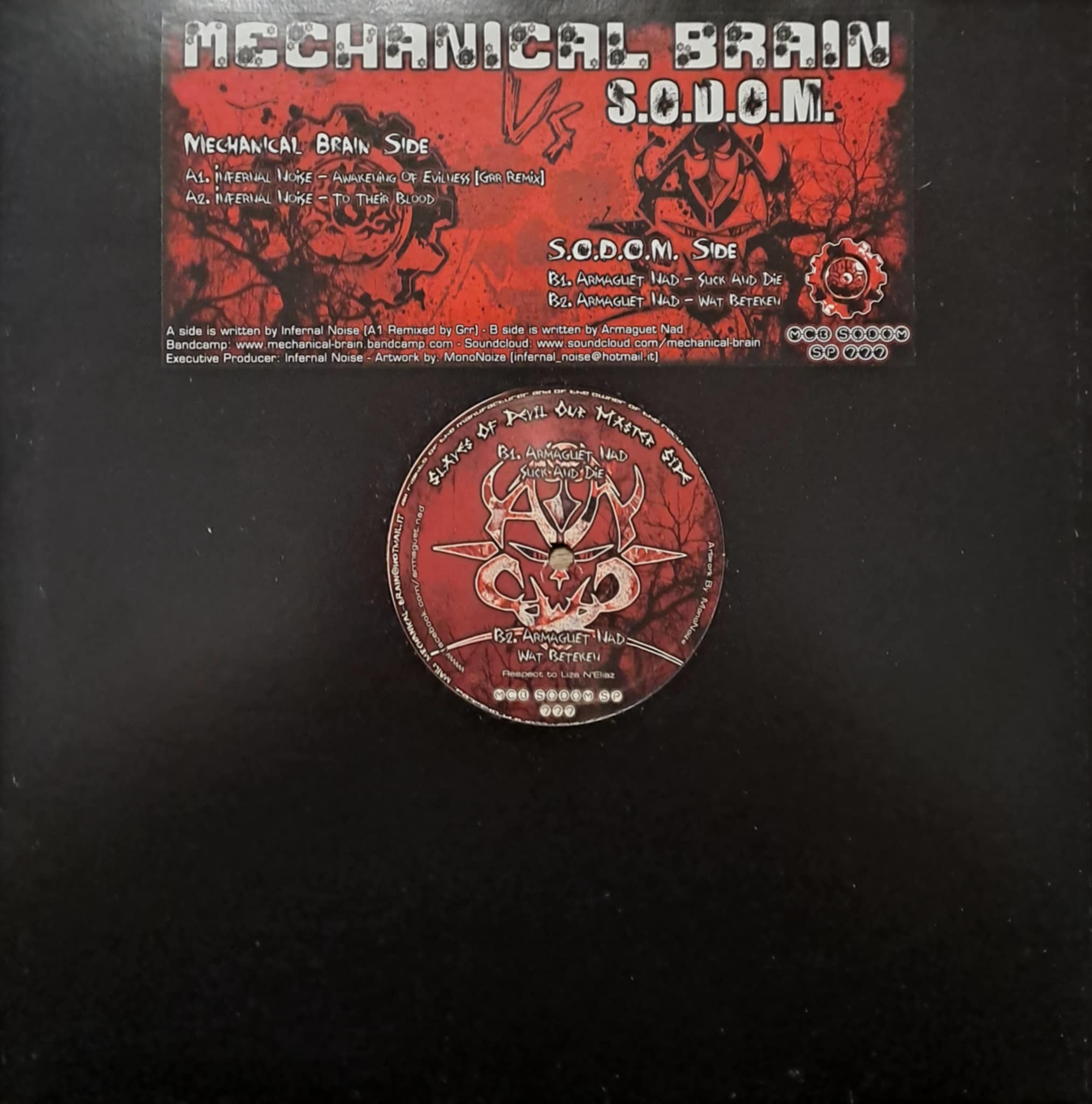 MCB S.O.D.O.M. SP 777 - vinyle hardcore