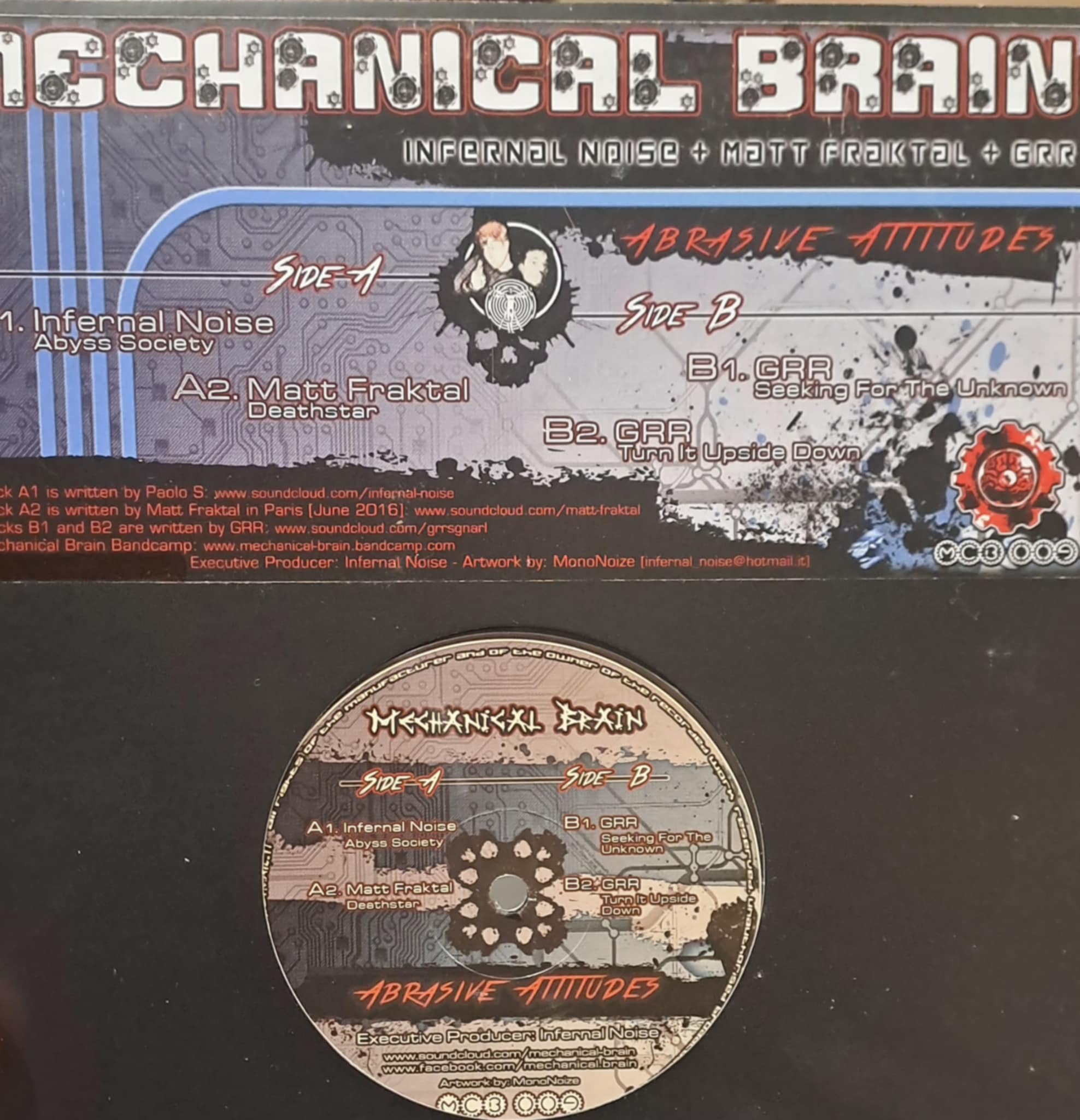 Mechanical Brain 009 - vinyle hardcore