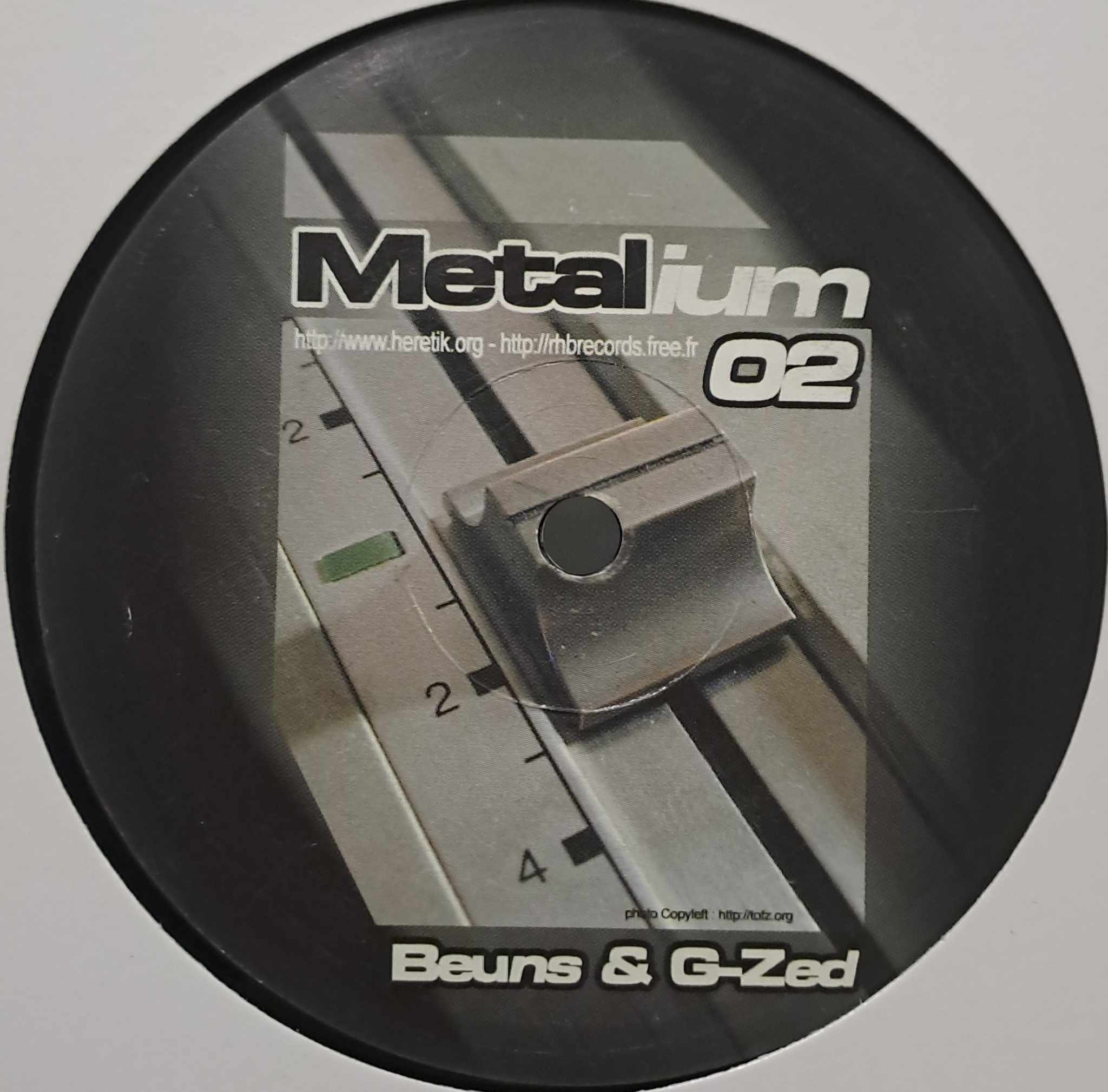 Metalium 02 - vinyle hard techno